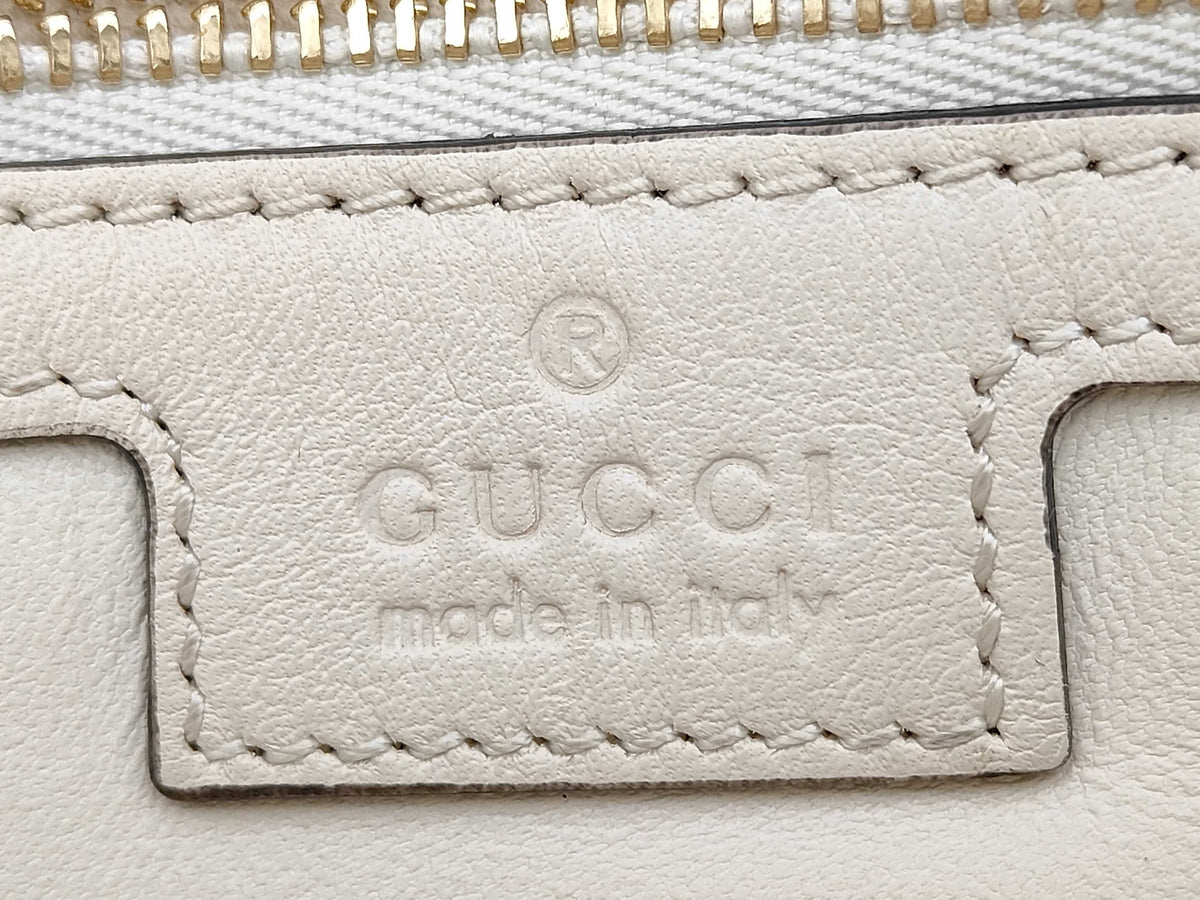 Gucci Blondie Shoulder Bag Beige Leather 3429