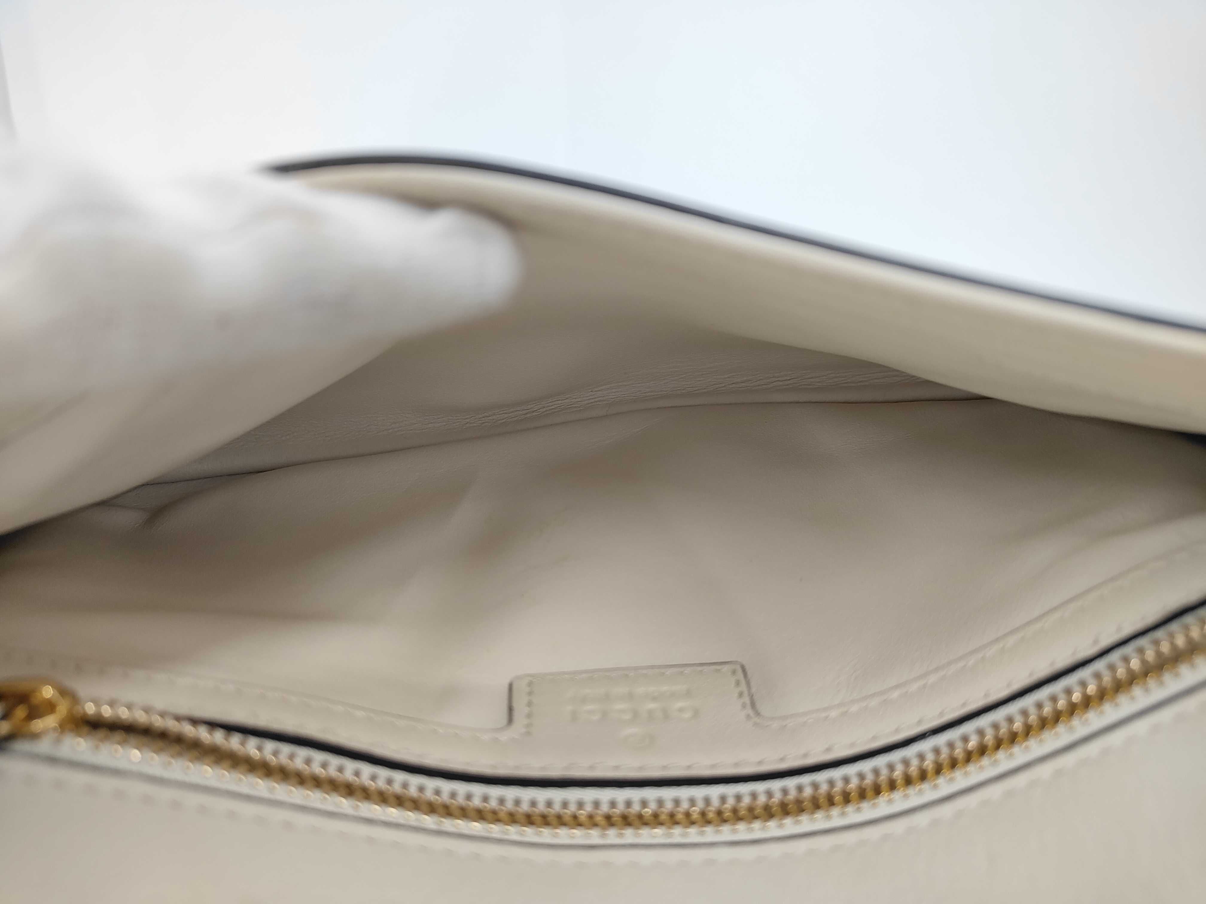 Gucci Blondie Shoulder Bag Beige Leather 3429
