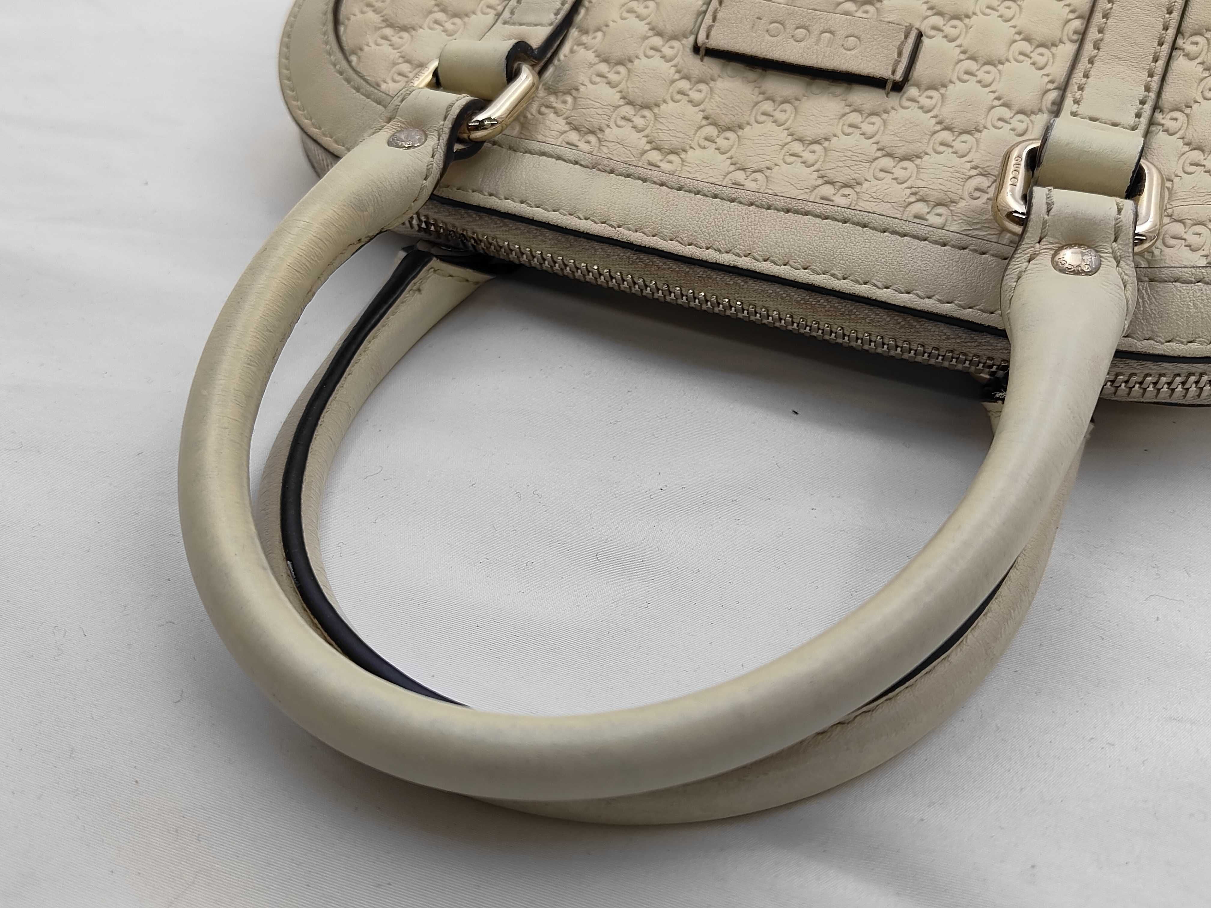 Gucci Mini Dome Shoulder Bag Cream Microguccissima 3430