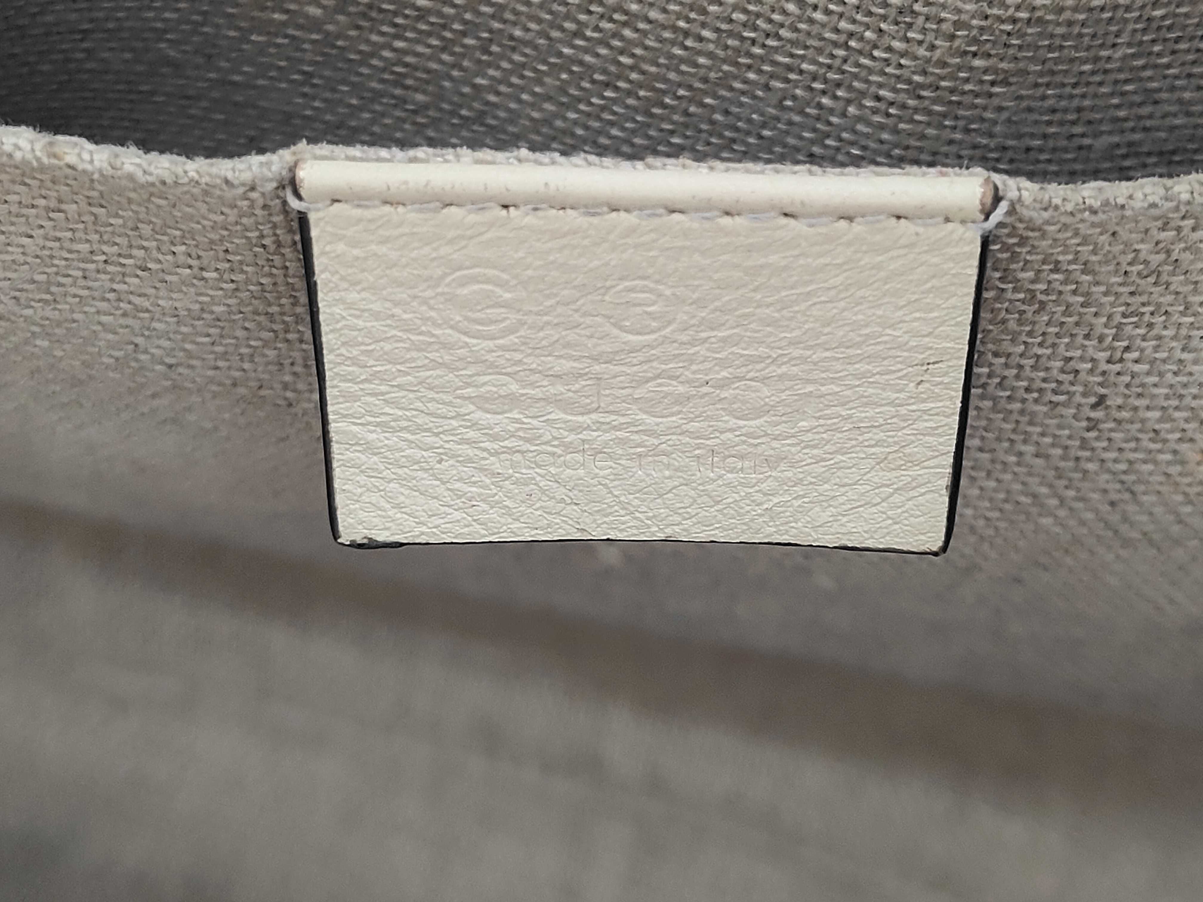 Gucci Mini Dome Shoulder Bag Cream Microguccissima 3430
