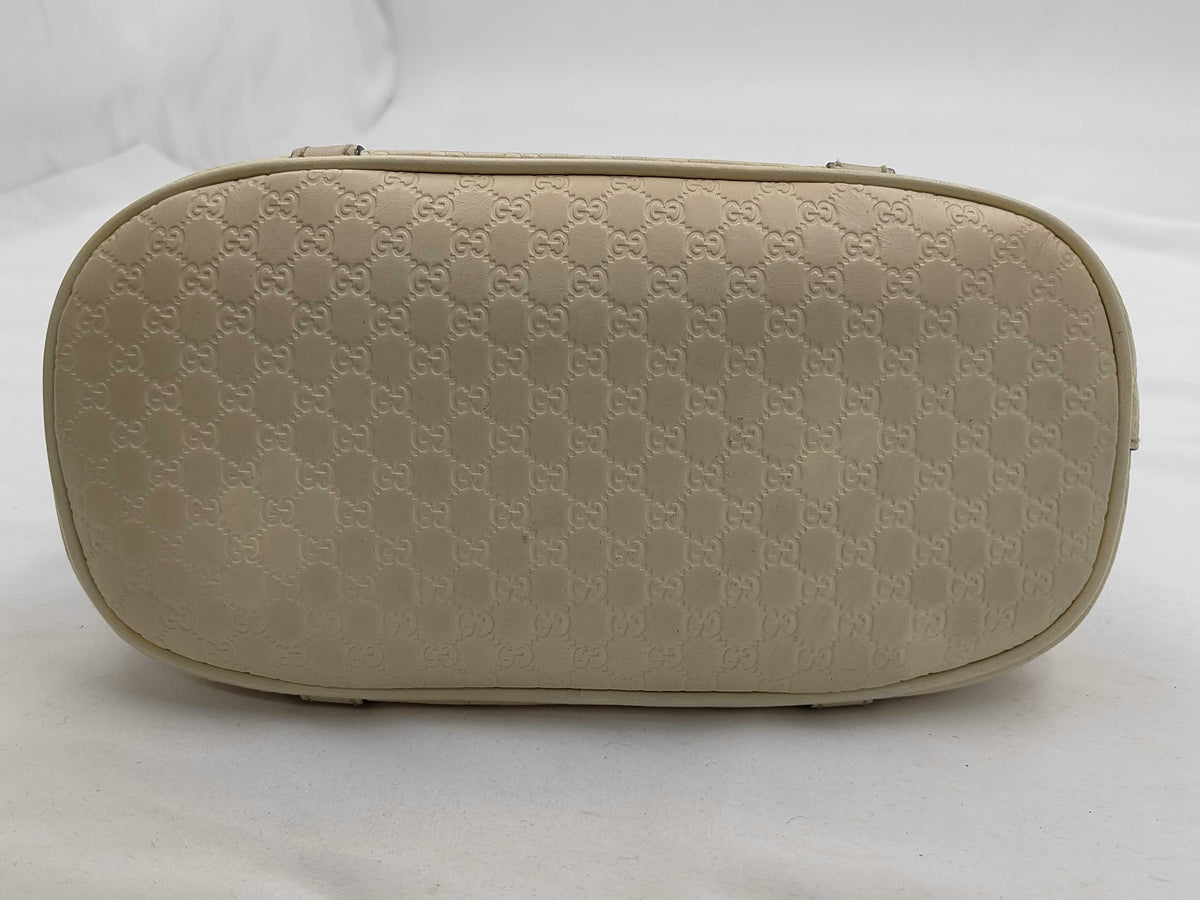Gucci Mini Dome Shoulder Bag Cream Microguccissima 3430