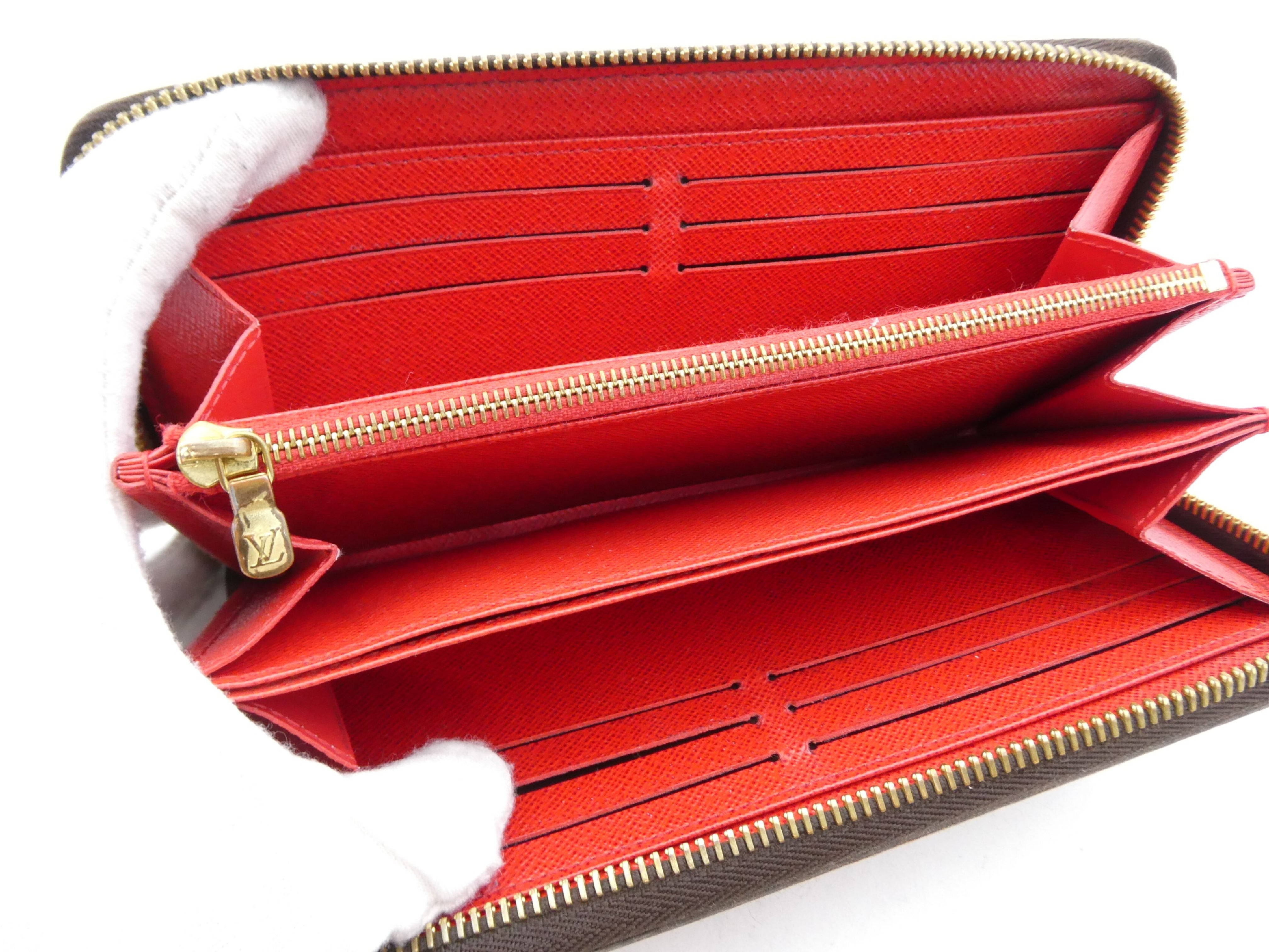 Louis Vuitton Zippy Wallet Monogram Cerise Red 3420