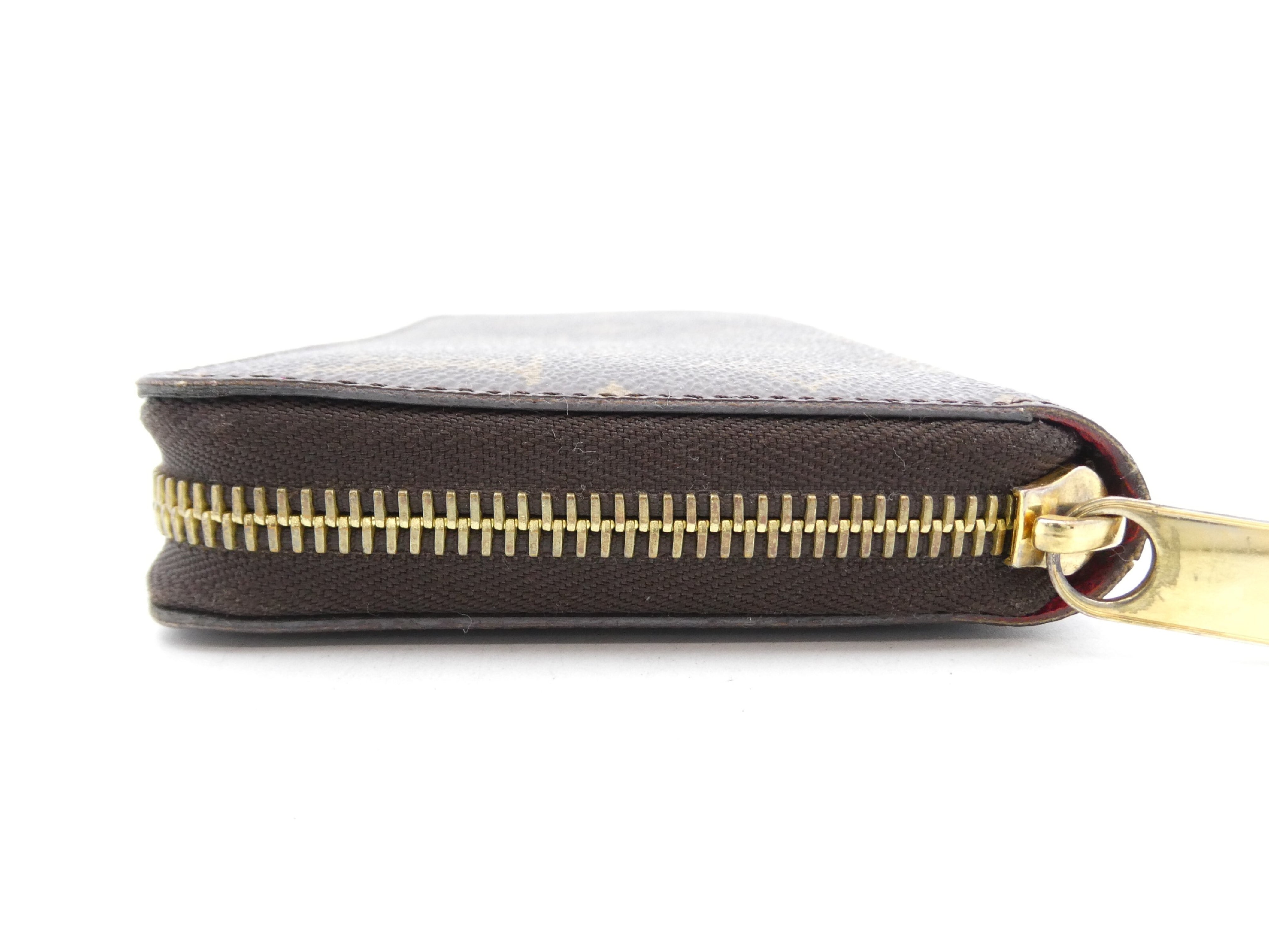 Louis Vuitton Zippy Wallet Monogram Cerise Red 3420