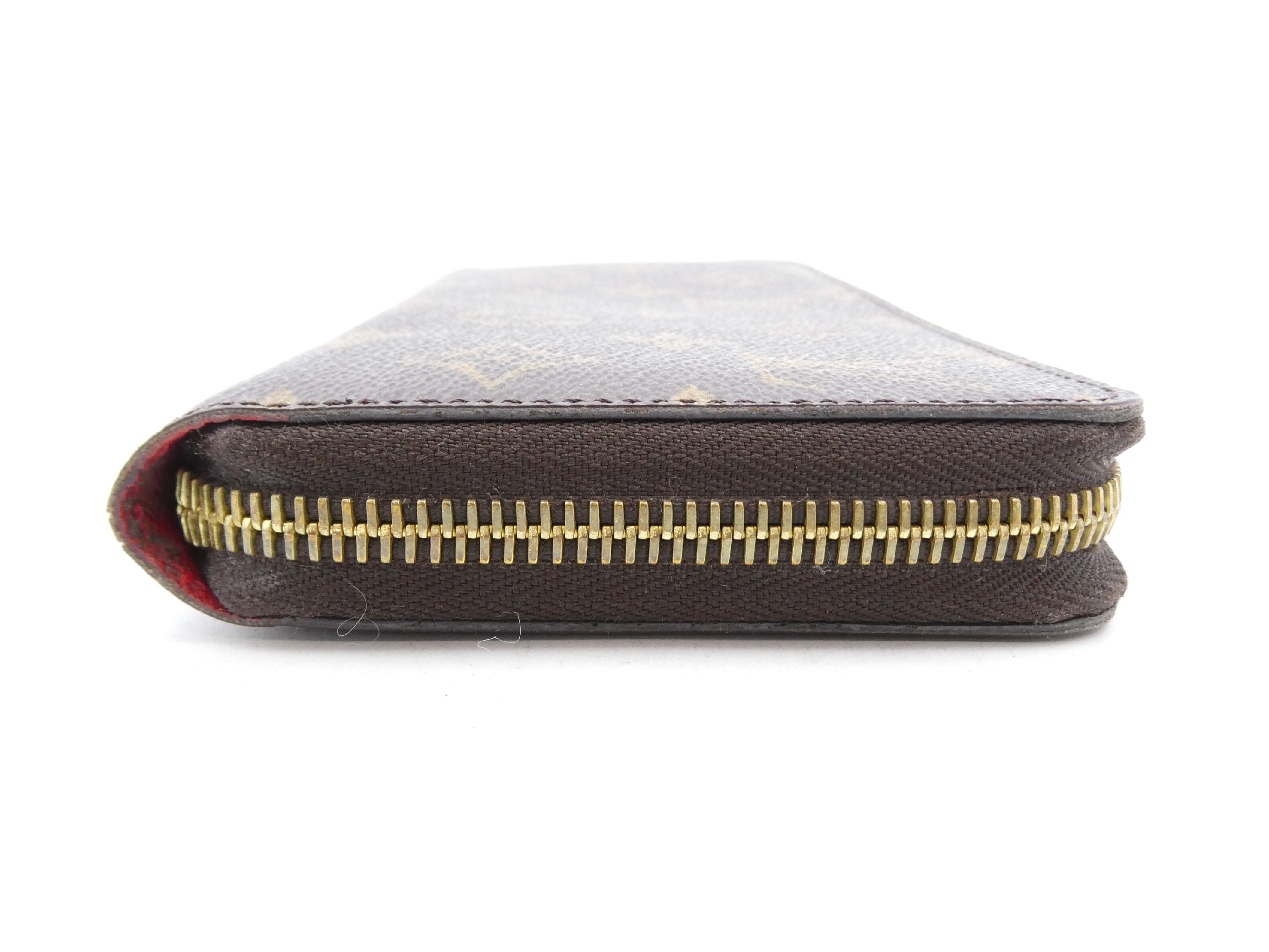 Louis Vuitton Zippy Wallet Monogram Cerise Red 3420