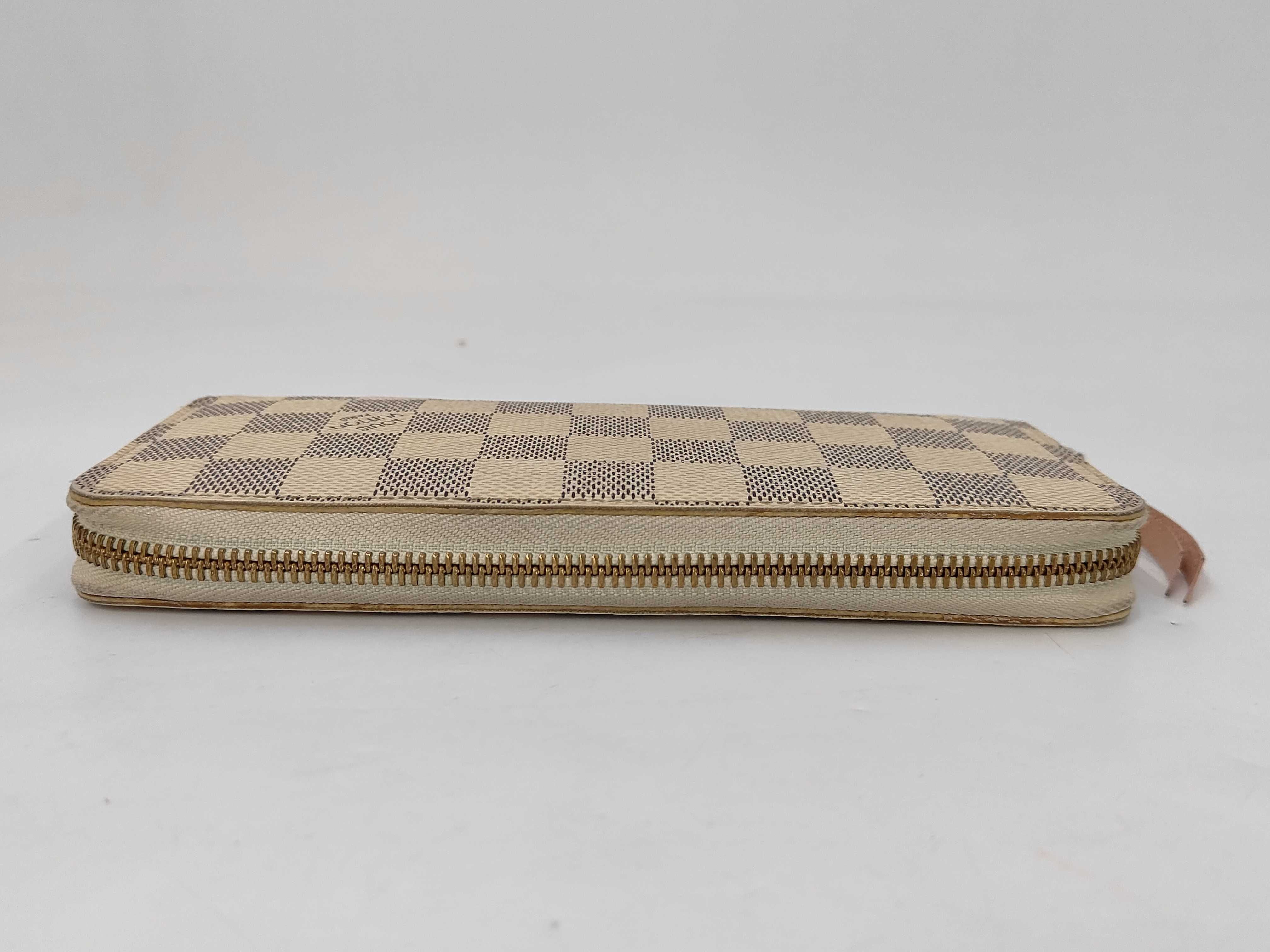 Louis Vuitton Clemence Wallet Damier Azur Rose Ballerine 3425