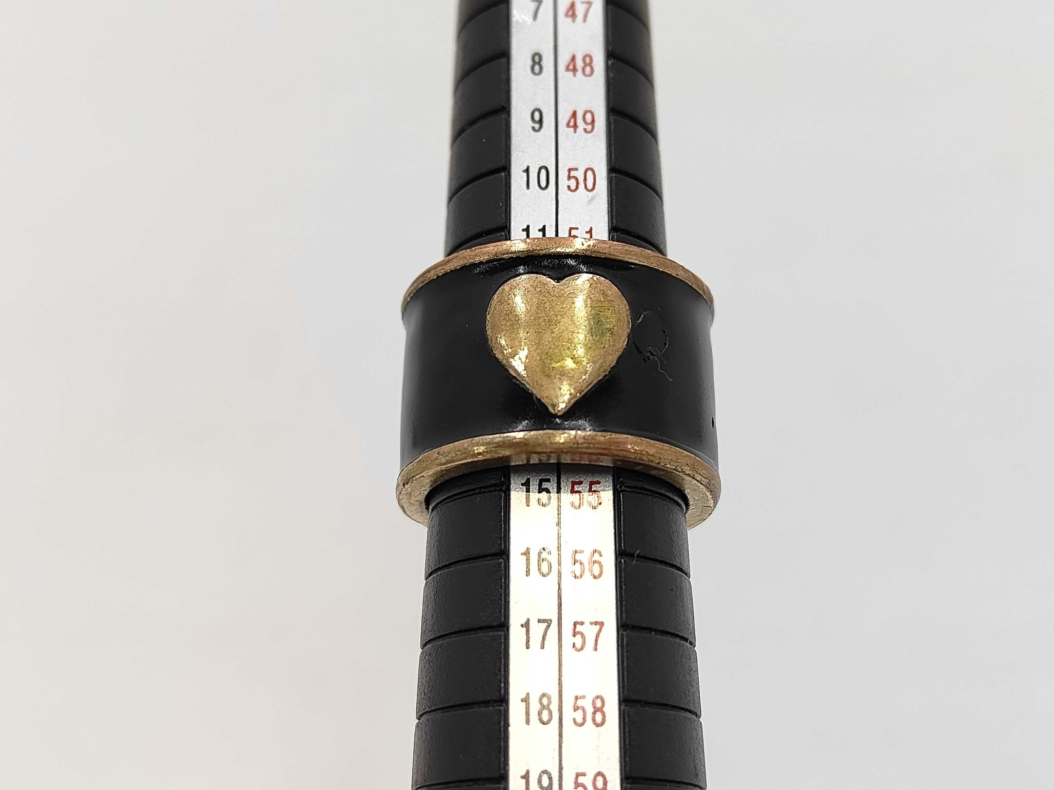 Chanel CC Ring Black Enamel Gold 02P 3415