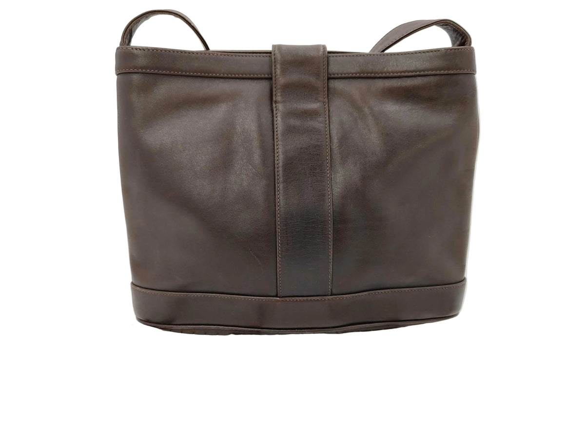 Gucci GG Interlocking Hobo Bag Brown Leather 3433