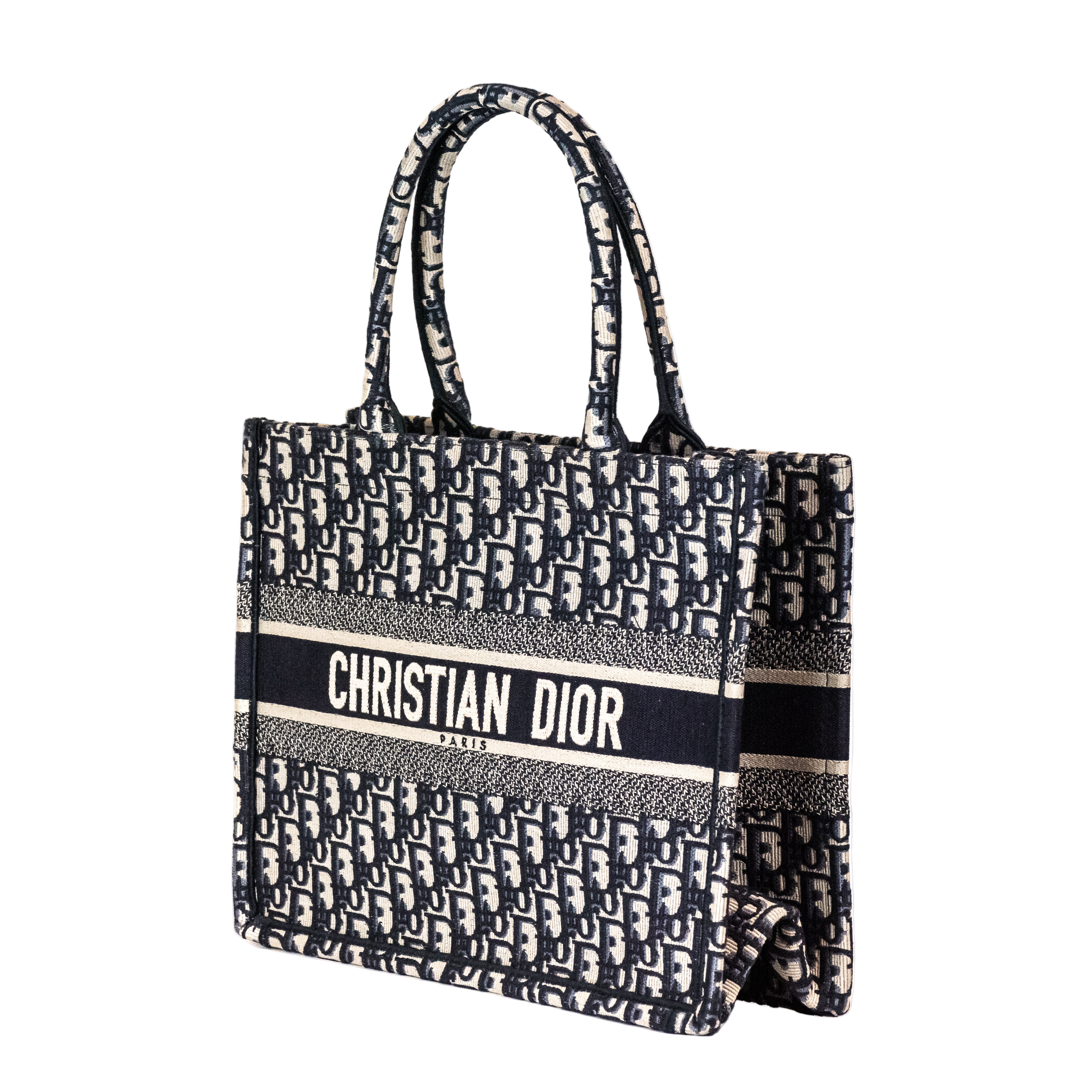 Dior Medium Book Tote Navy