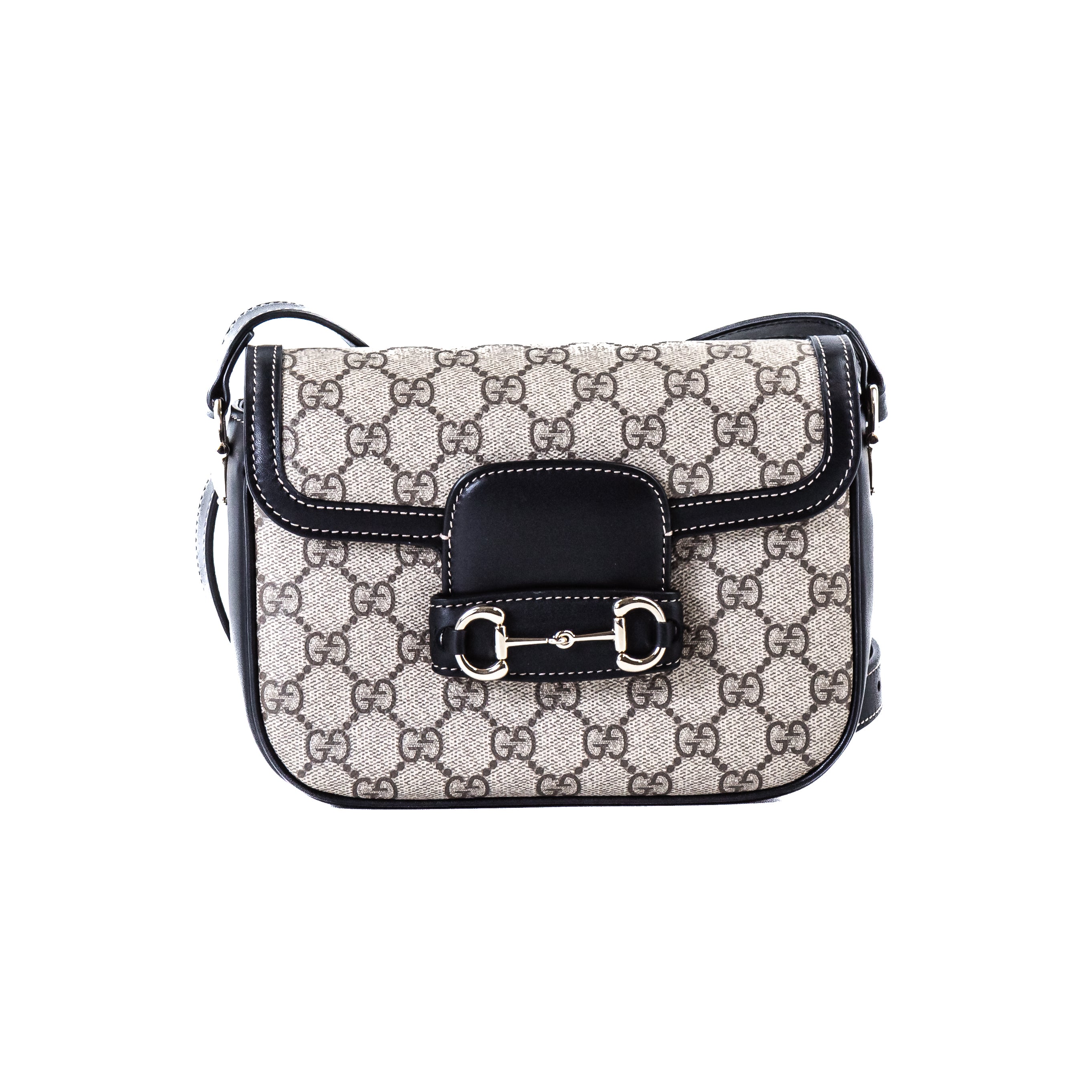 Gucci Horsebit 1955 Crossbody GG Supreme Black