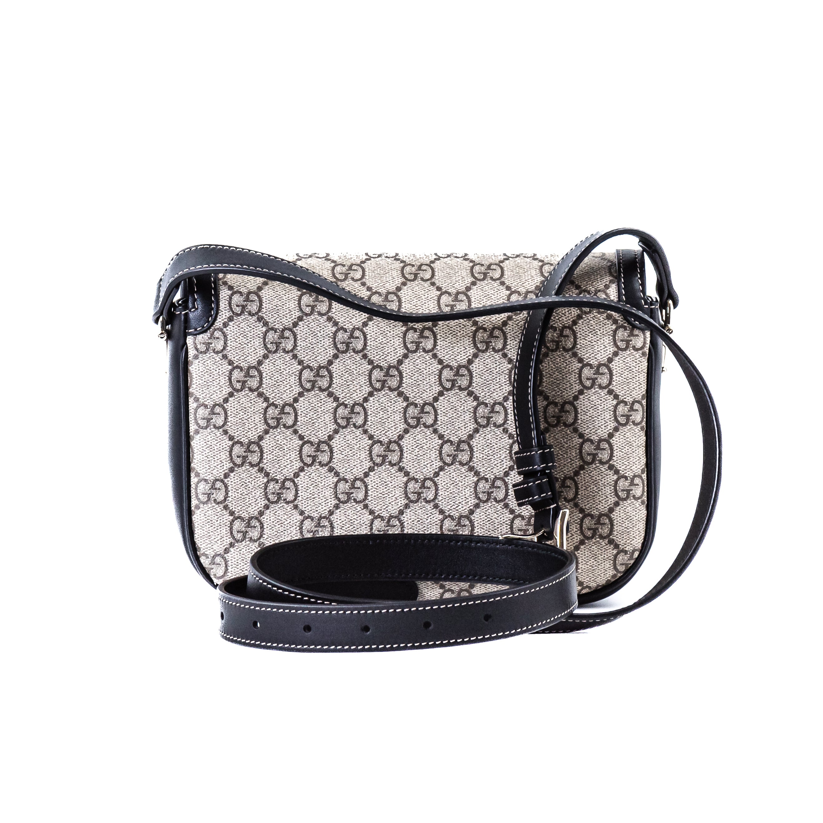 Gucci Horsebit 1955 Crossbody GG Supreme Black