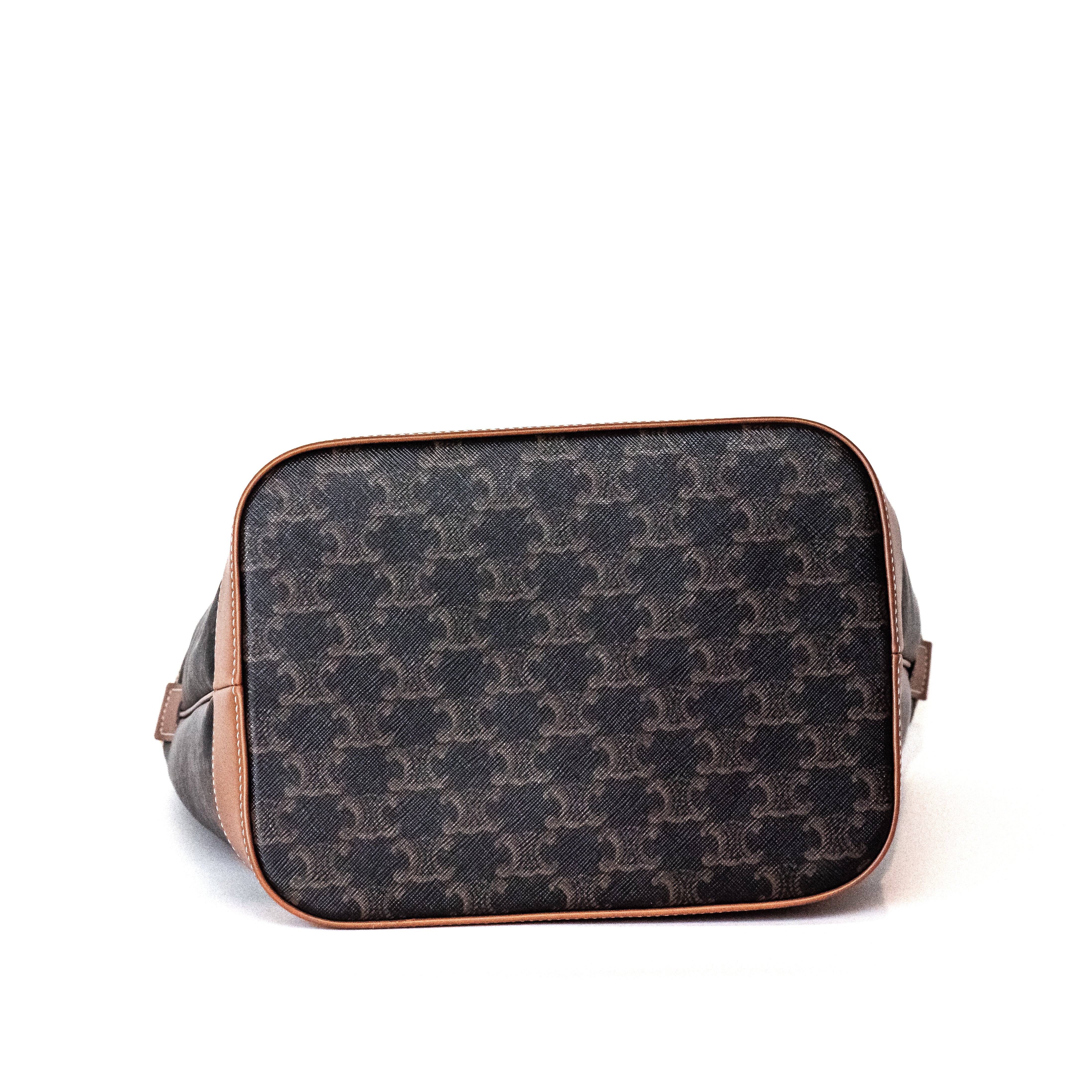 Celine Bucket Medium Brown Triomphe