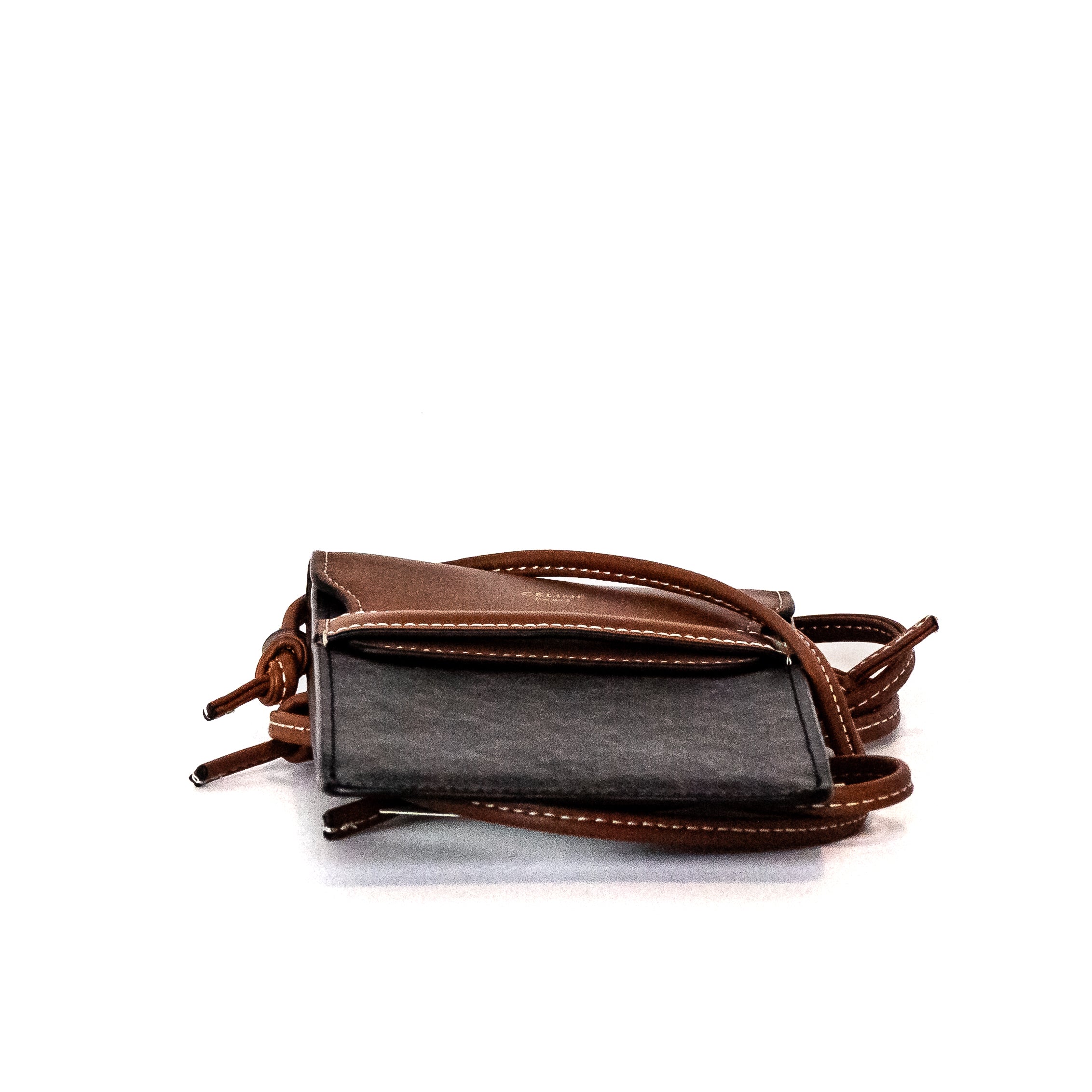 Celine Phone Pouch Brown Triomphe