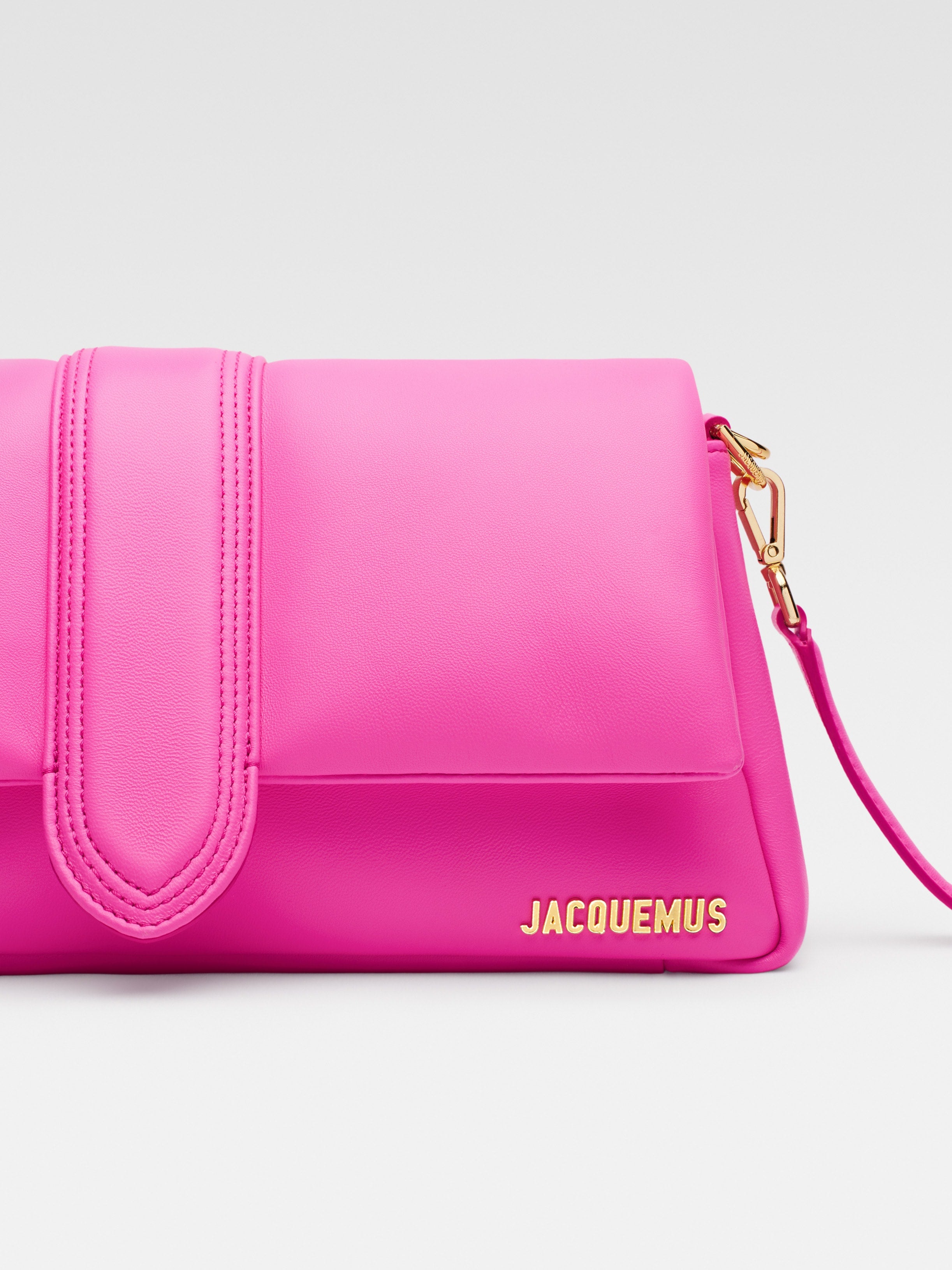 Jacquemus Le Bambimou Hot Pink Leather