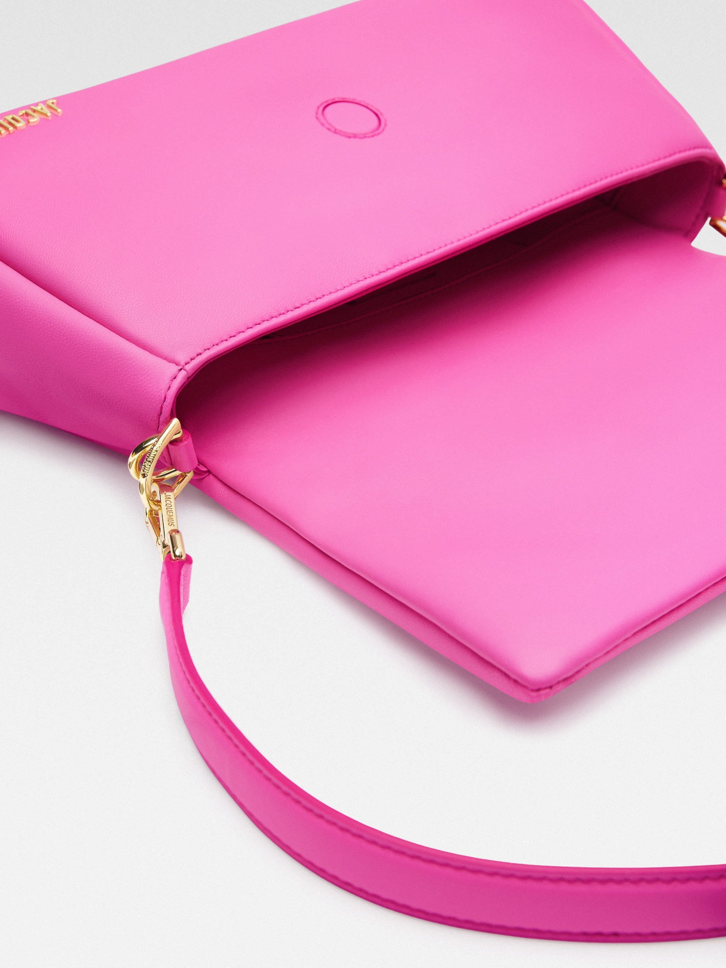 Jacquemus Le Bambimou Hot Pink Leather