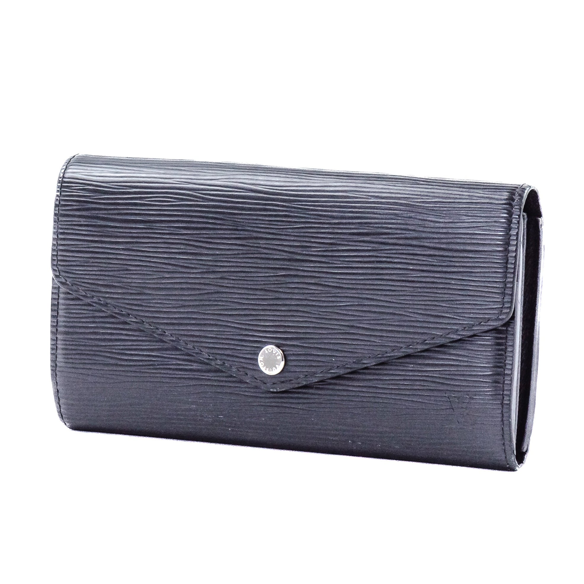 Louis Vuitton Sarah Wallet NM Black Epi 2437