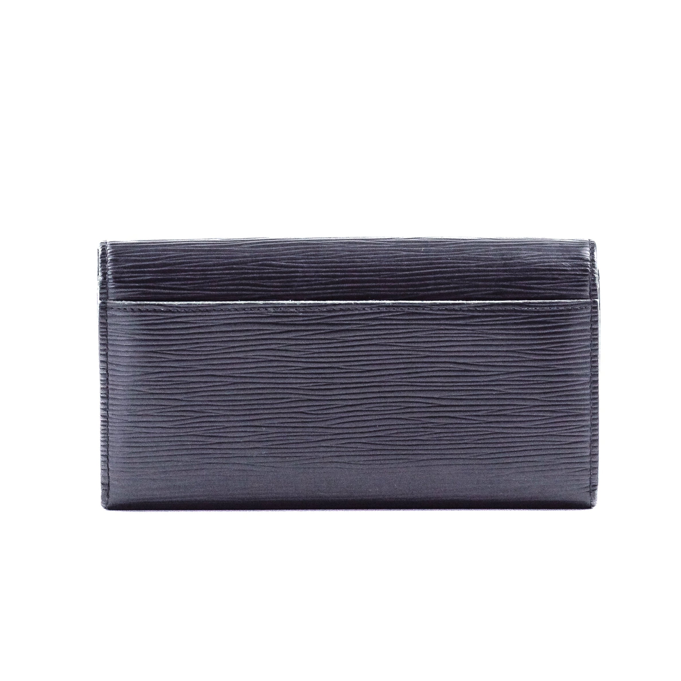 Louis Vuitton Sarah Wallet NM Black Epi 2437