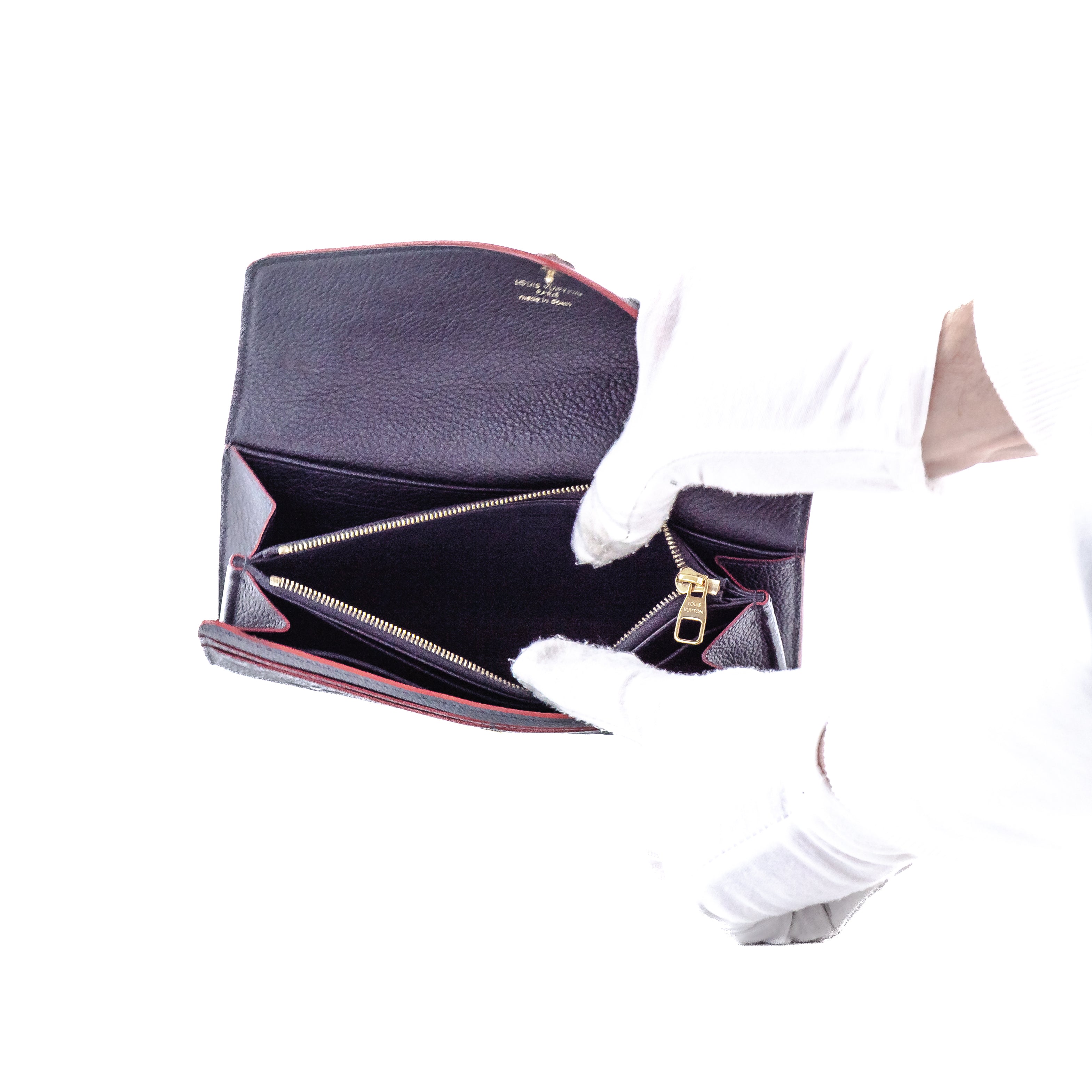 Louis Vuitton Sarah Wallet NM Marine Rouge 2438