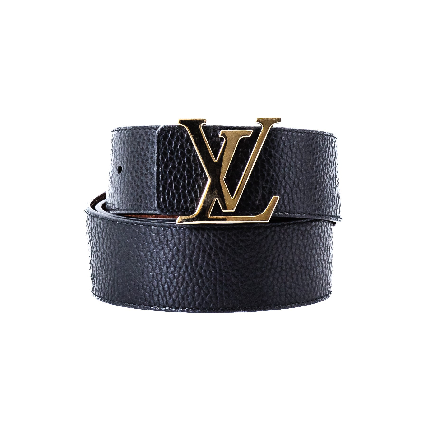 Louis Vuitton Initiales Belt 40mm Black / Brown Reversible GHW
