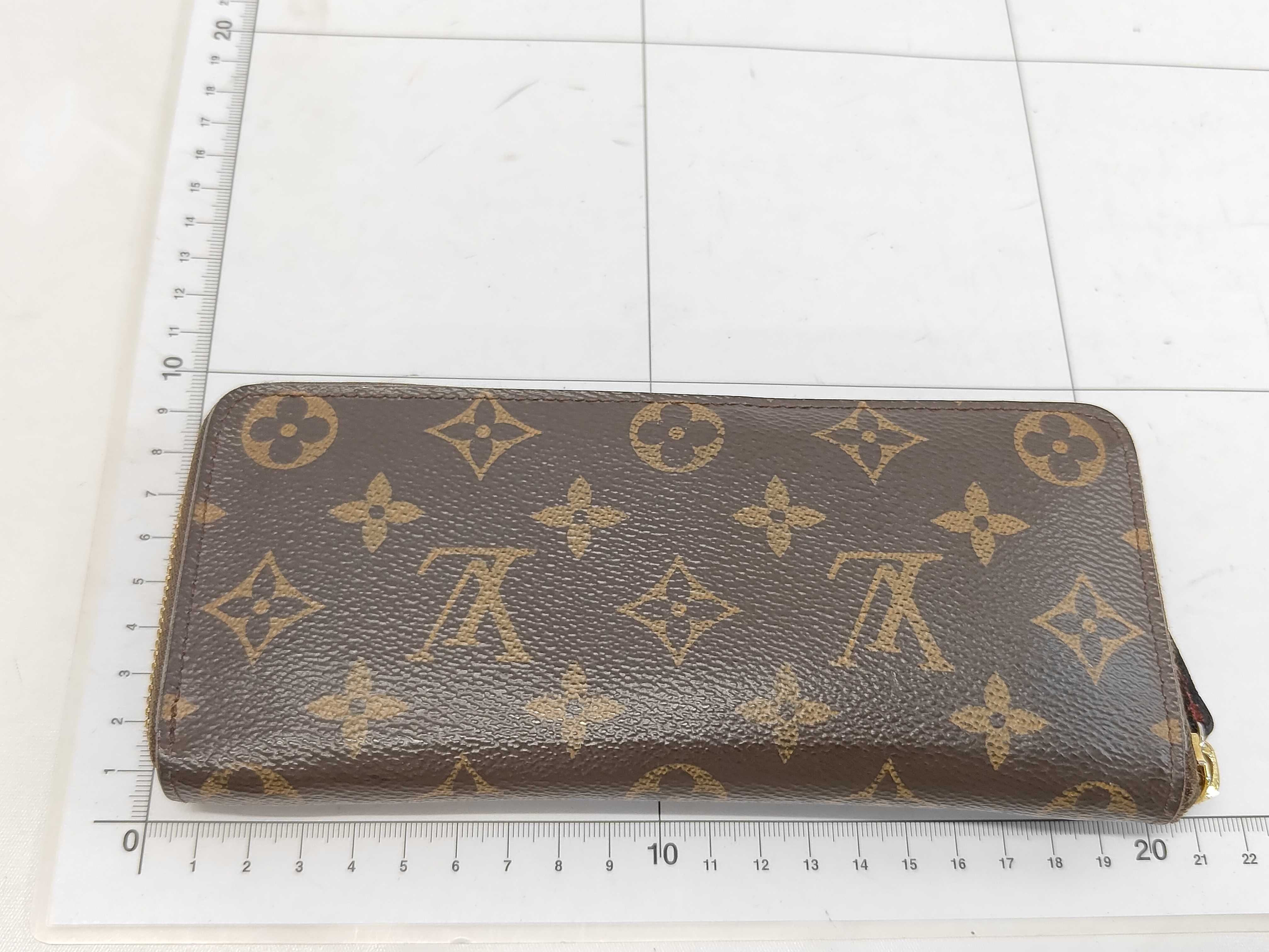 Louis Vuitton Clemence Wallet Monogram Fuchsia 3089