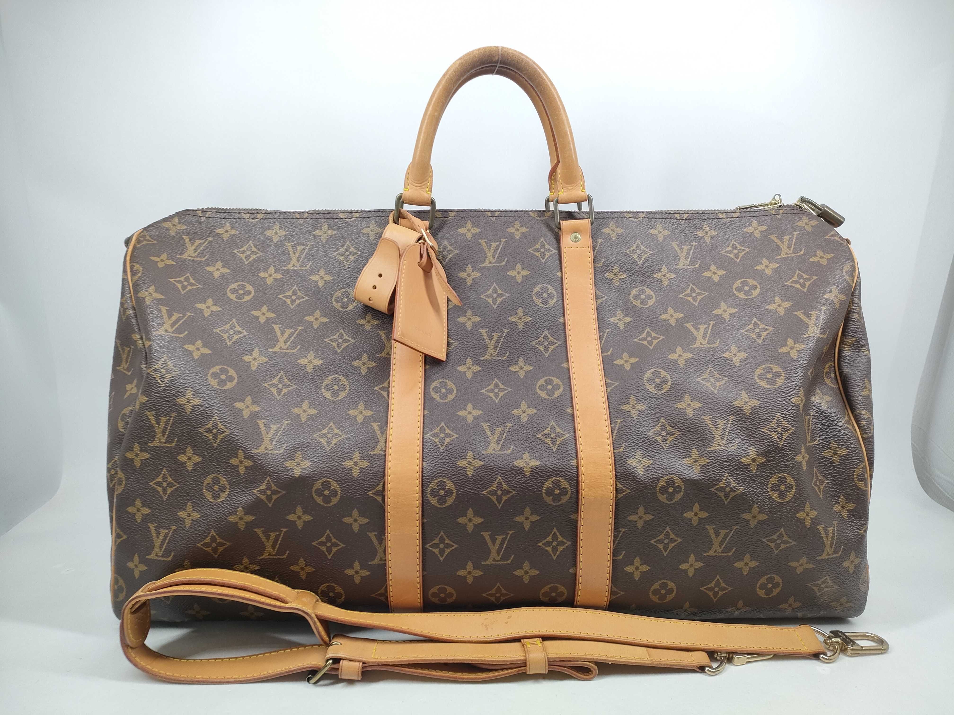 Louis Vuitton Keepall 55cm Bandouliere Monogram 3092