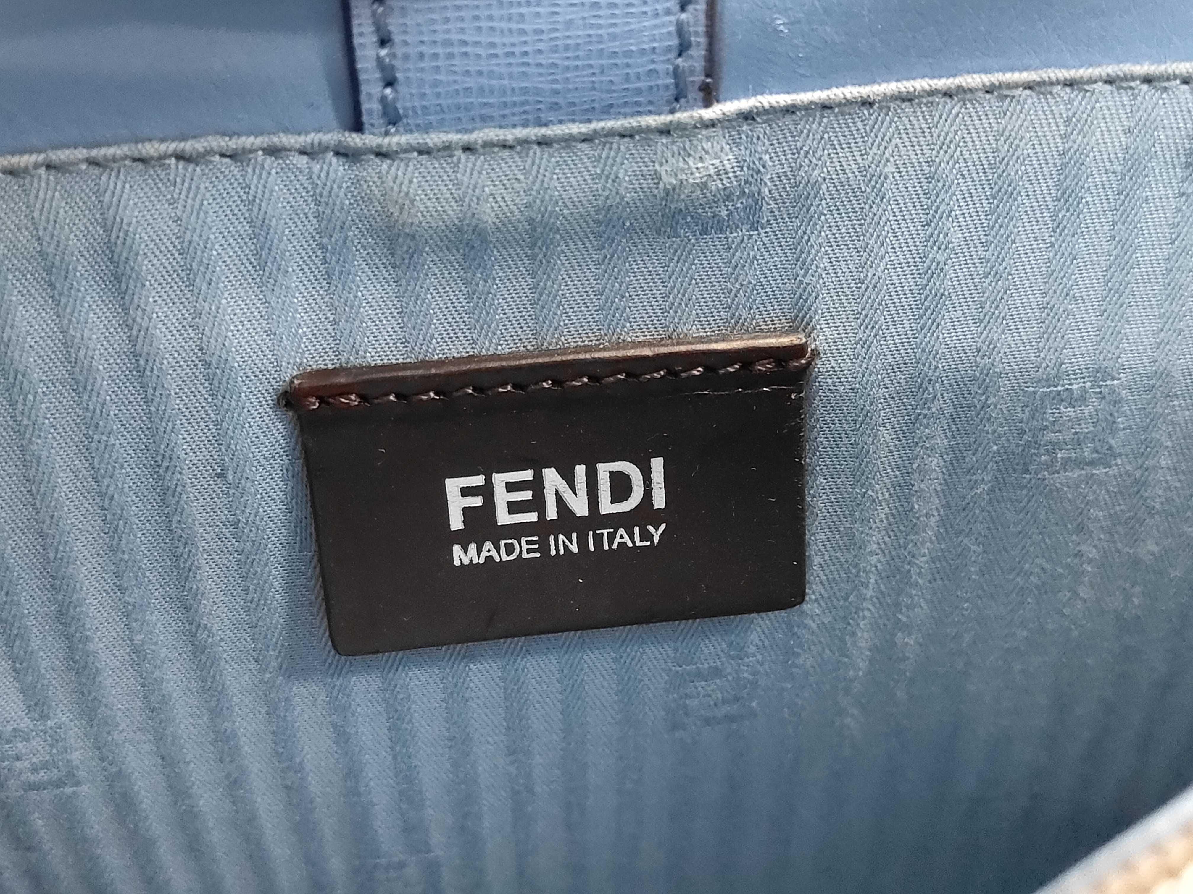 Fendi Tujour 2-Way Bag Light Blue 3128