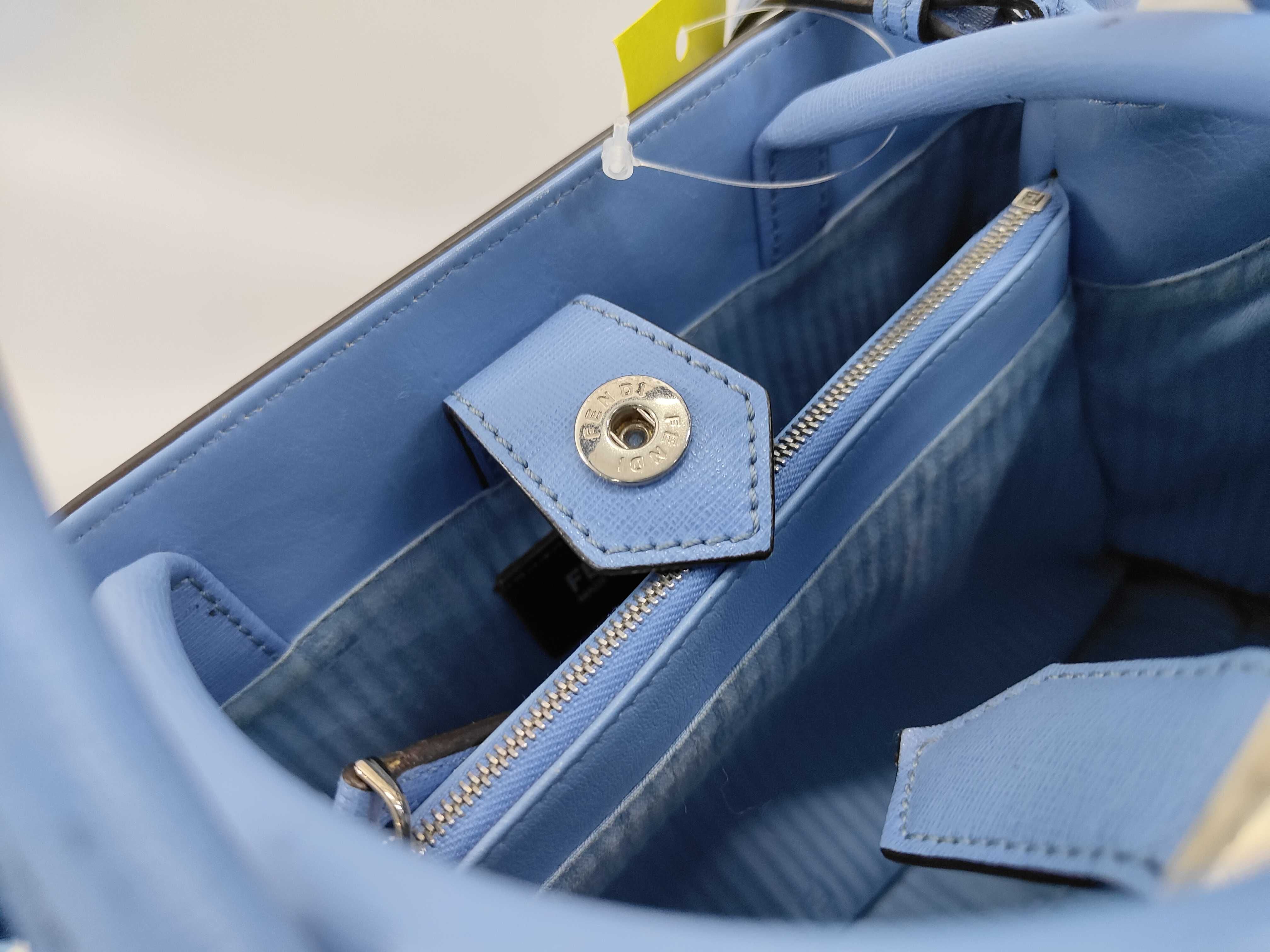 Fendi Tujour 2-Way Bag Light Blue 3128