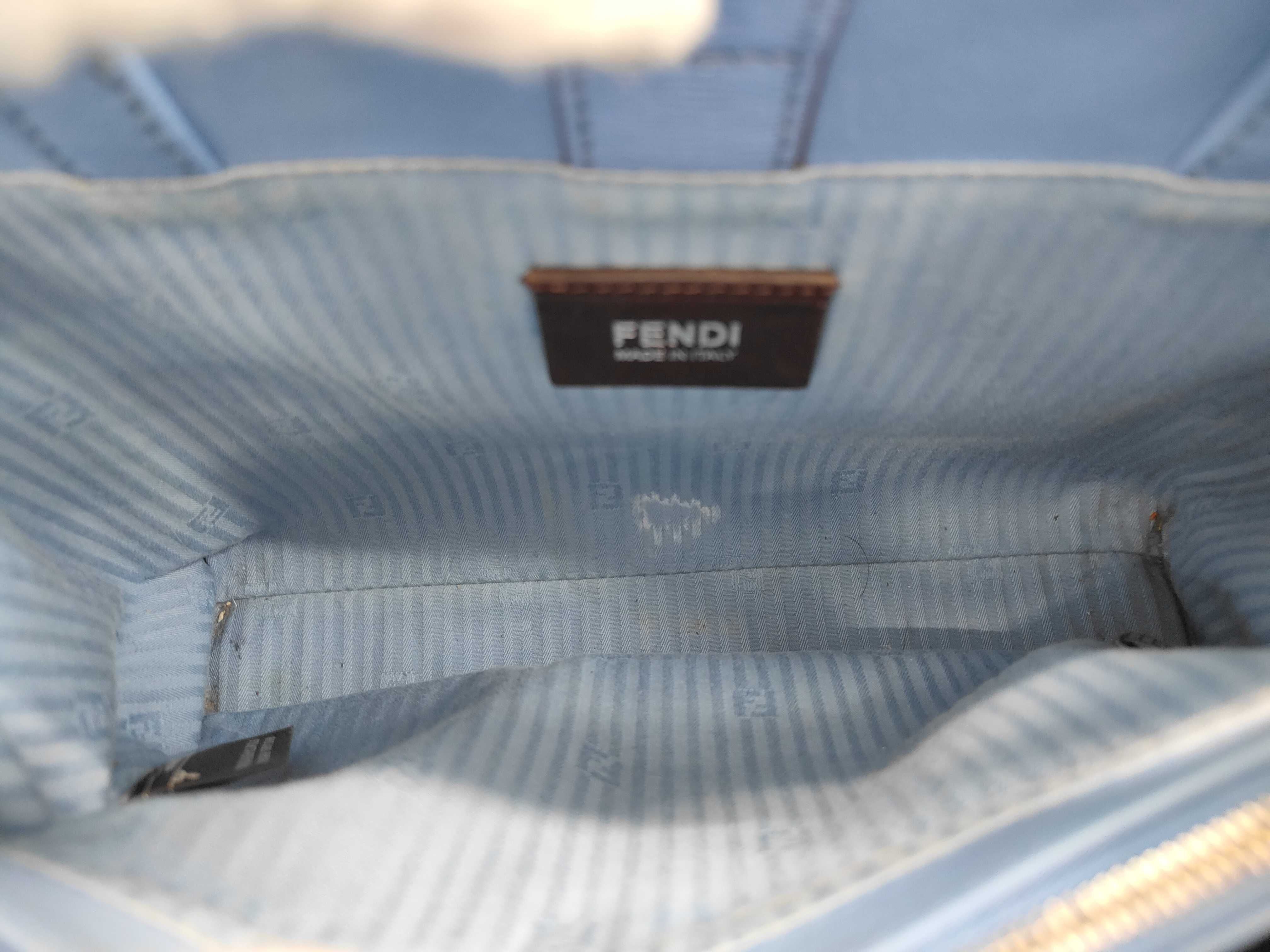 Fendi Tujour 2-Way Bag Light Blue 3128