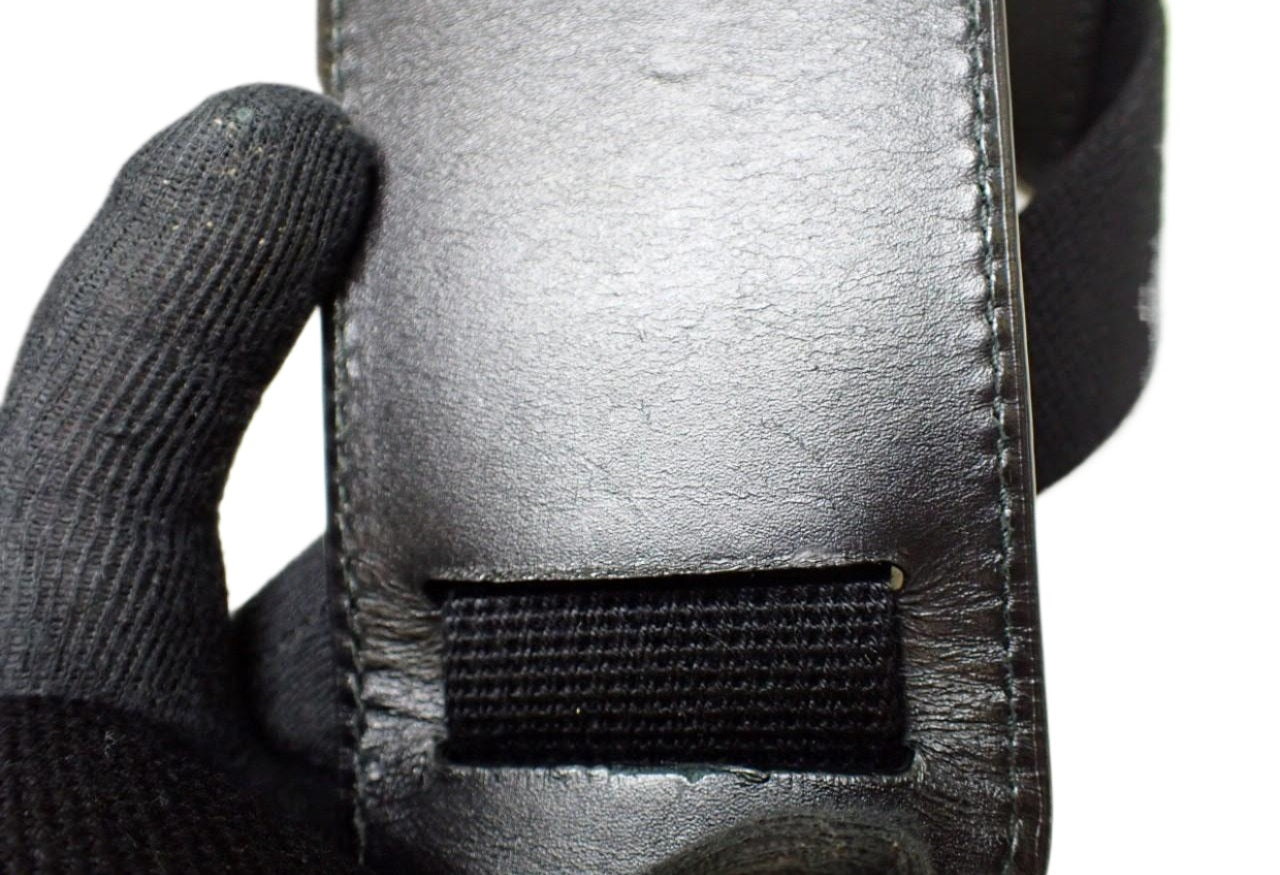 Gucci Front Zip Messenger Black GG 2644