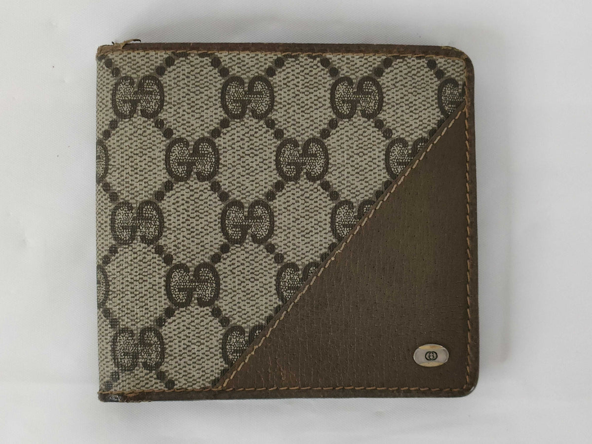 Gucci Vintage Bifold Wallet GG Supreme 3278