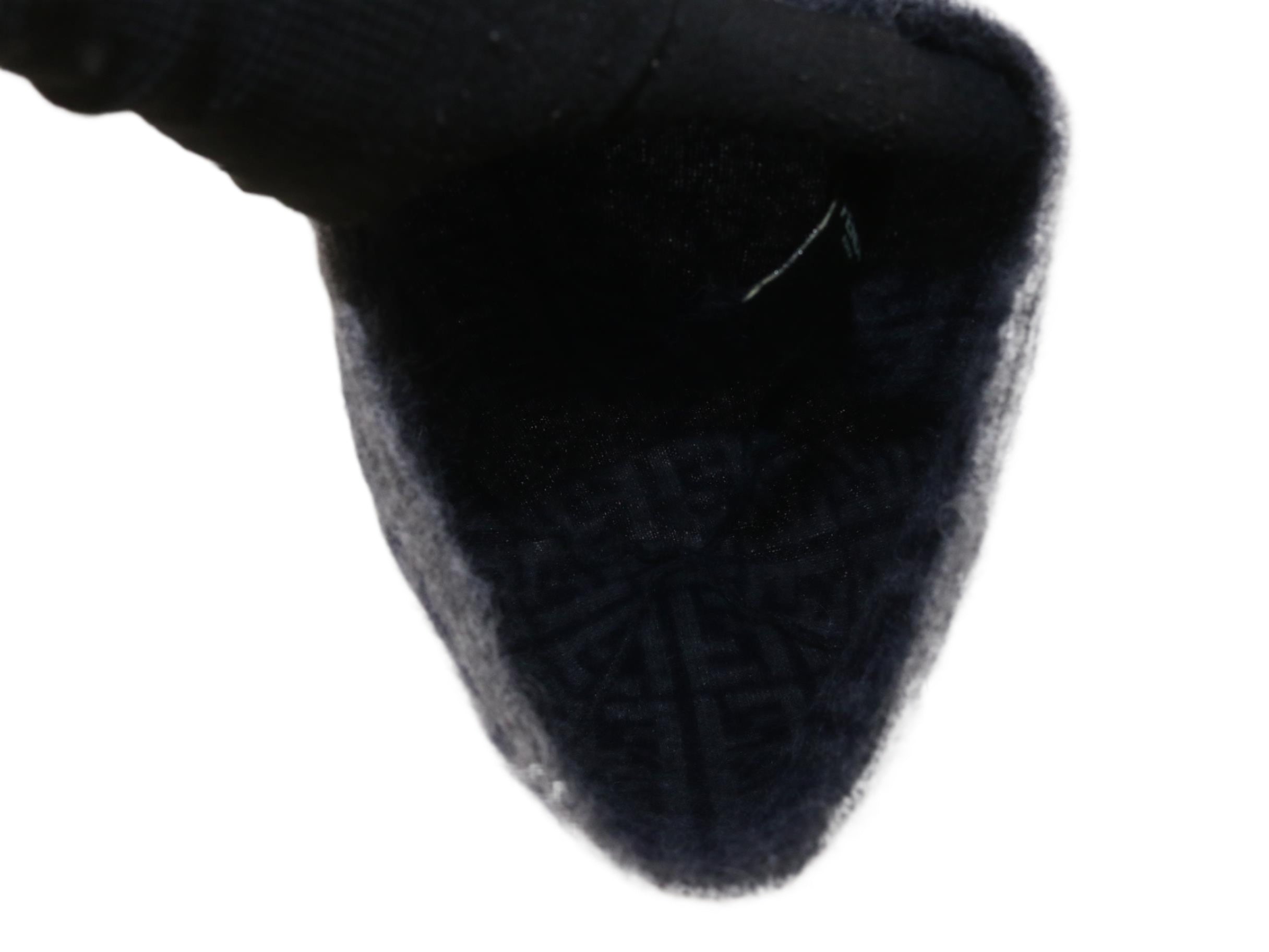 Fendi Fur Beanie Hat Grey 2646