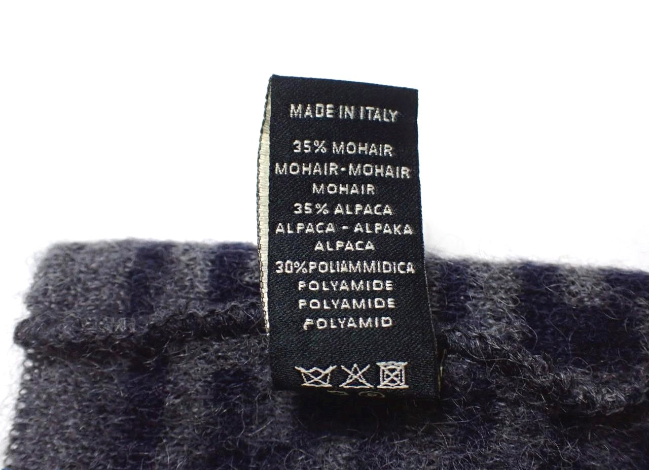 Fendi Fur Beanie Hat Grey 2646