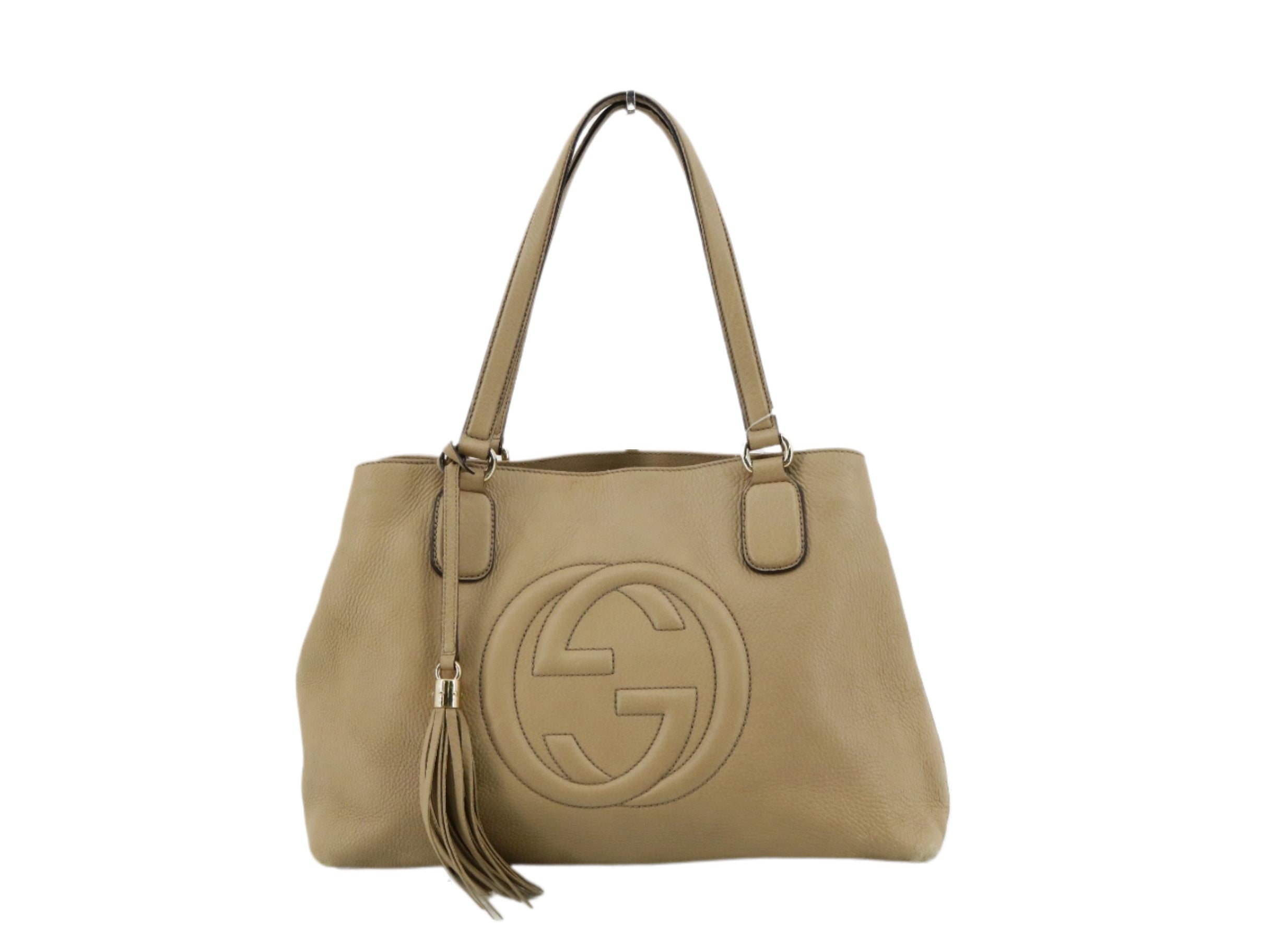 Gucci Soho Tote Bag Beige 2647
