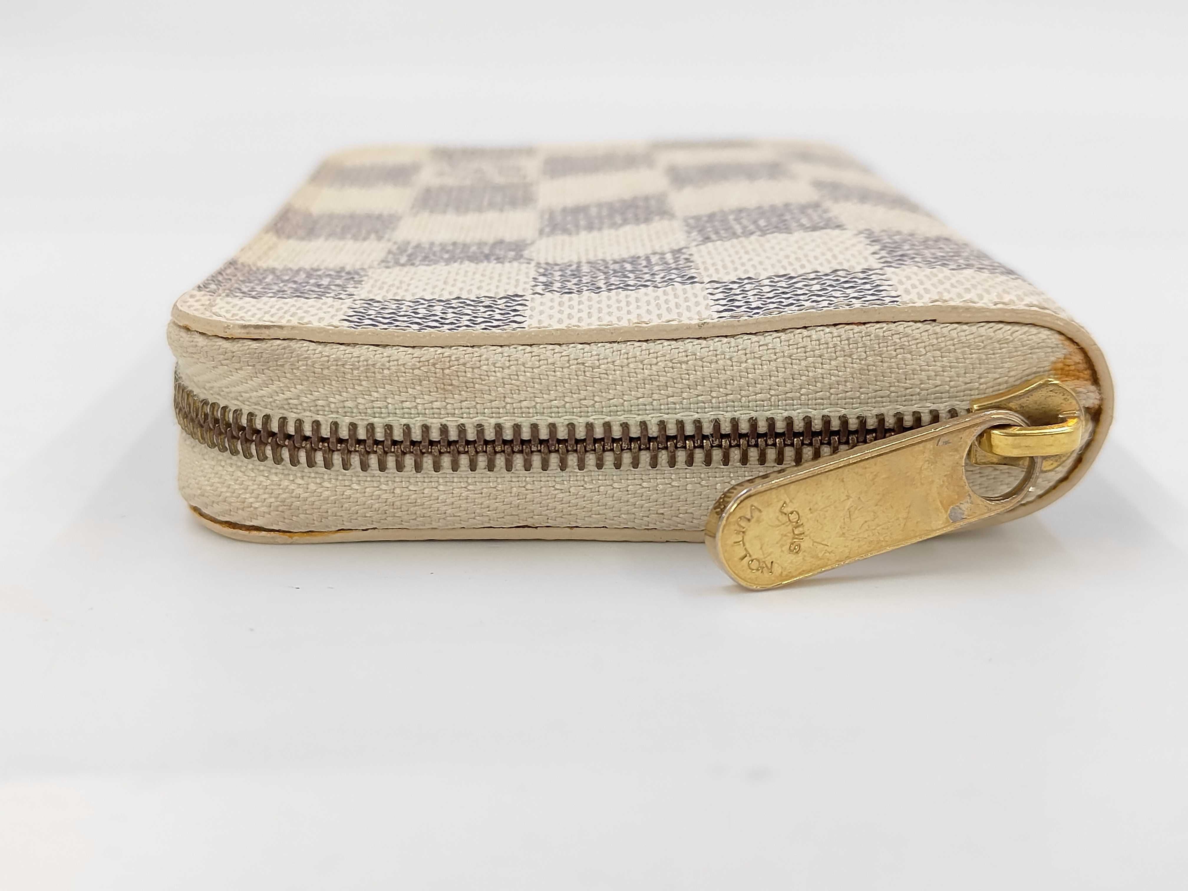 Louis Vuitton Zippy Coin Card Case Damier Azur 3313