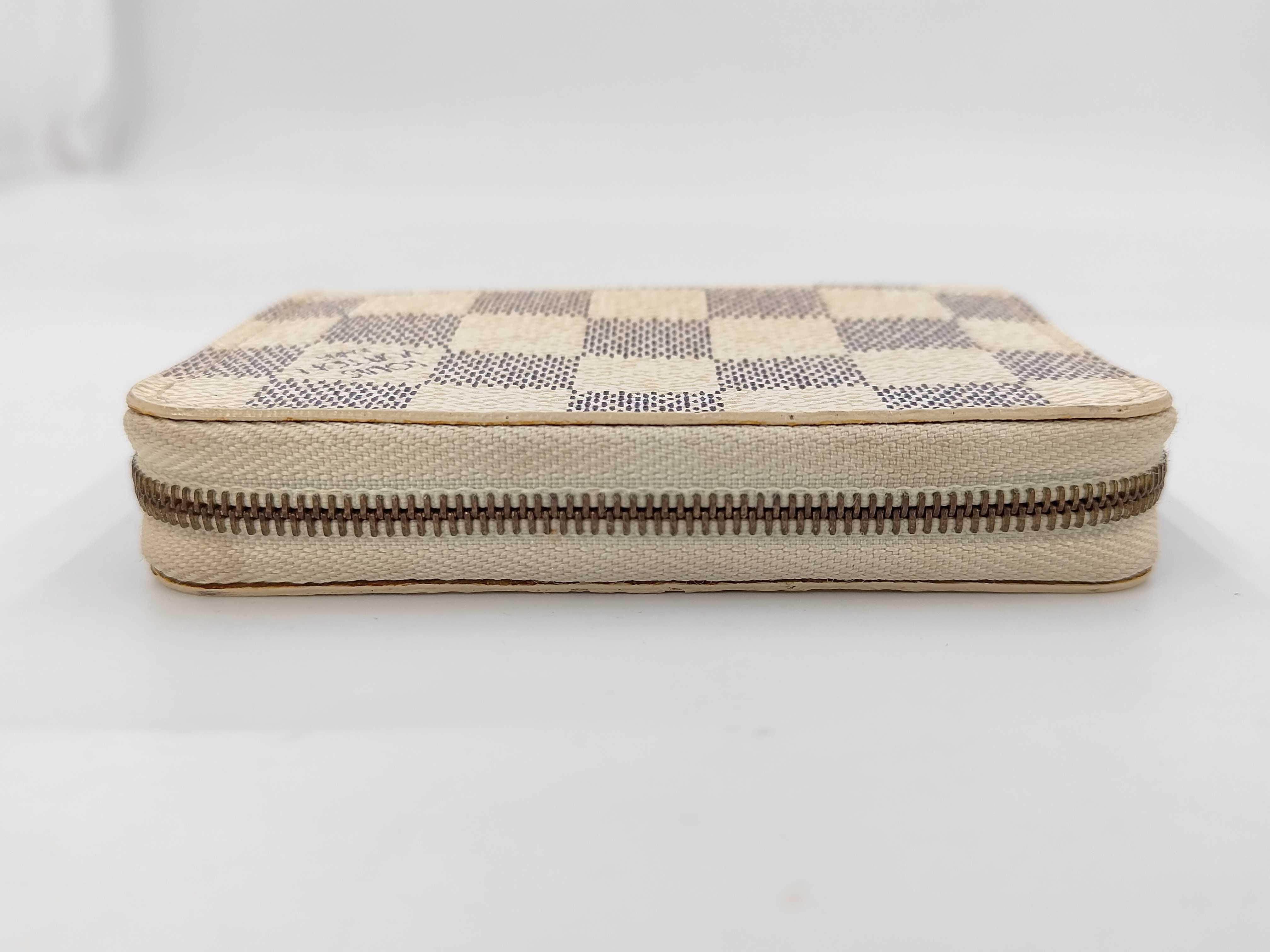 Louis Vuitton Zippy Coin Card Case Damier Azur 3313