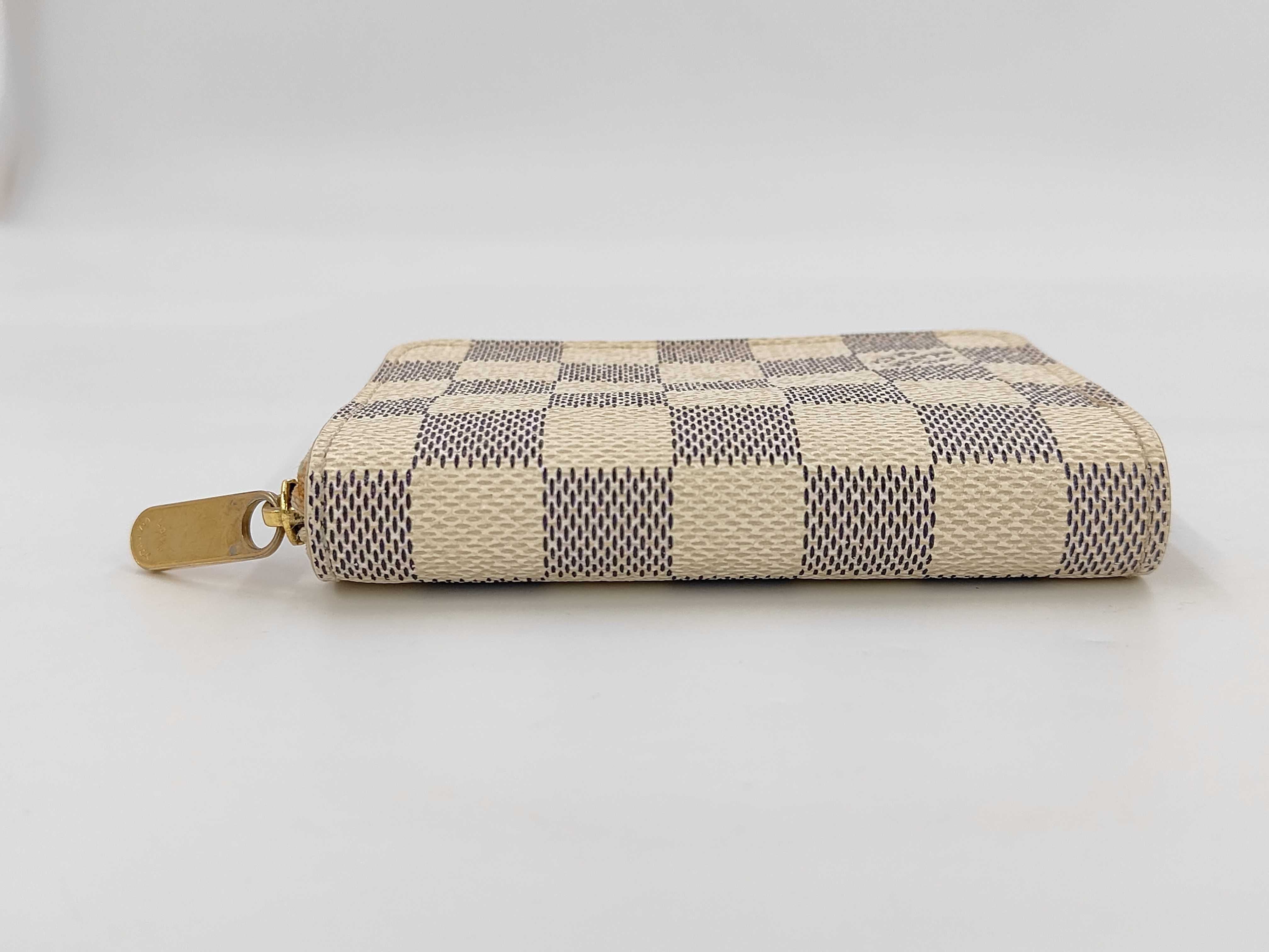 Louis Vuitton Zippy Coin Card Case Damier Azur 3313