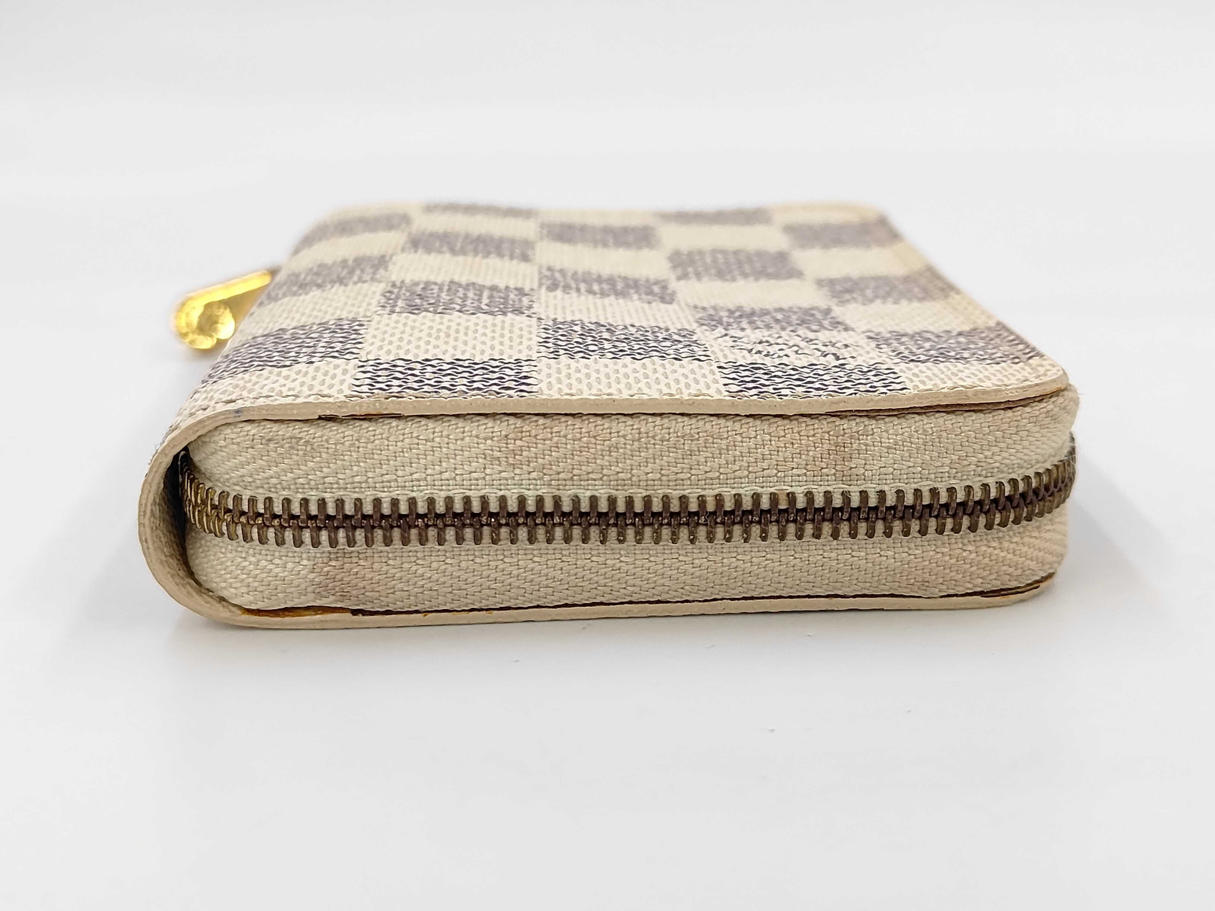 Louis Vuitton Zippy Coin Card Case Damier Azur 3313