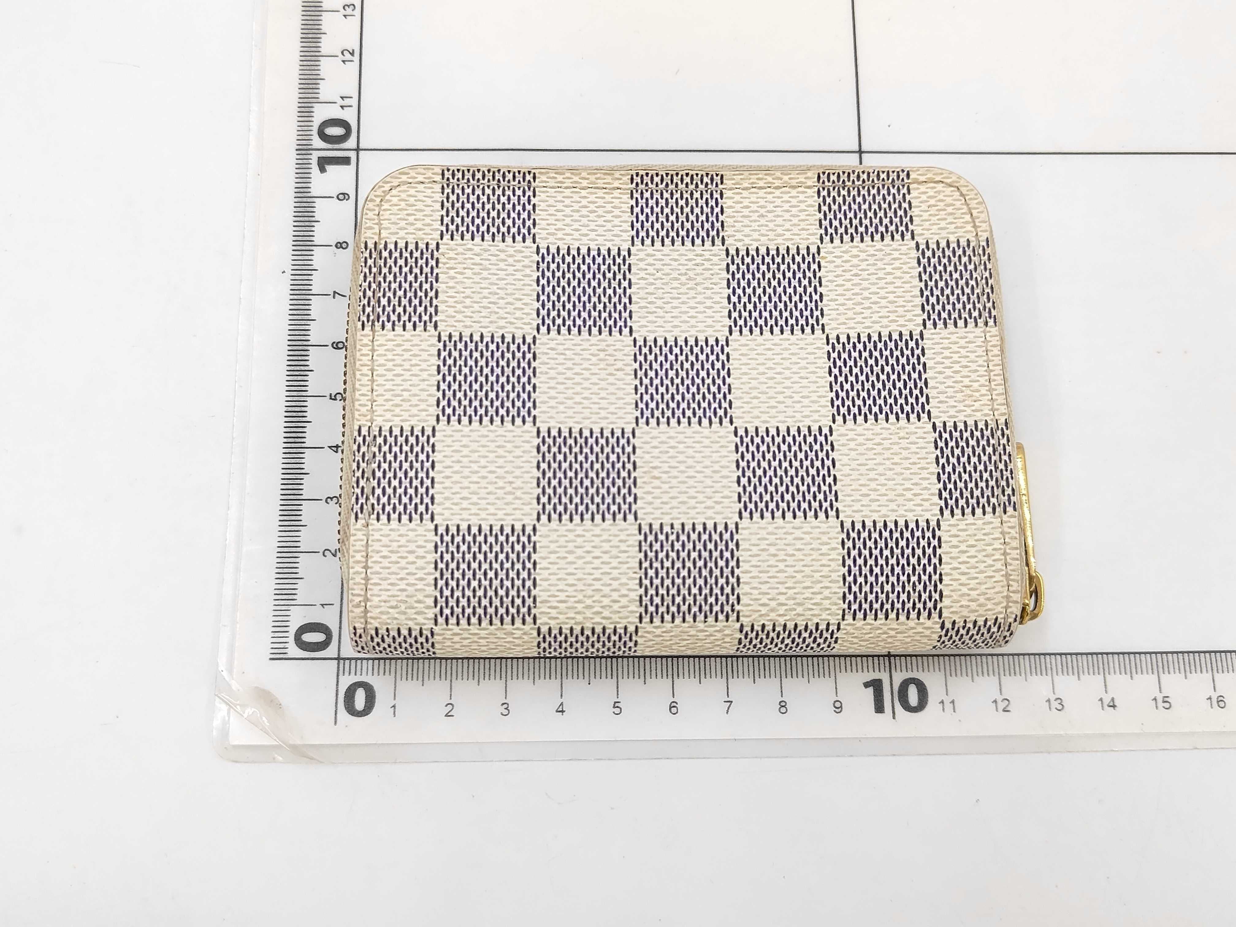 Louis Vuitton Zippy Coin Card Case Damier Azur 3313