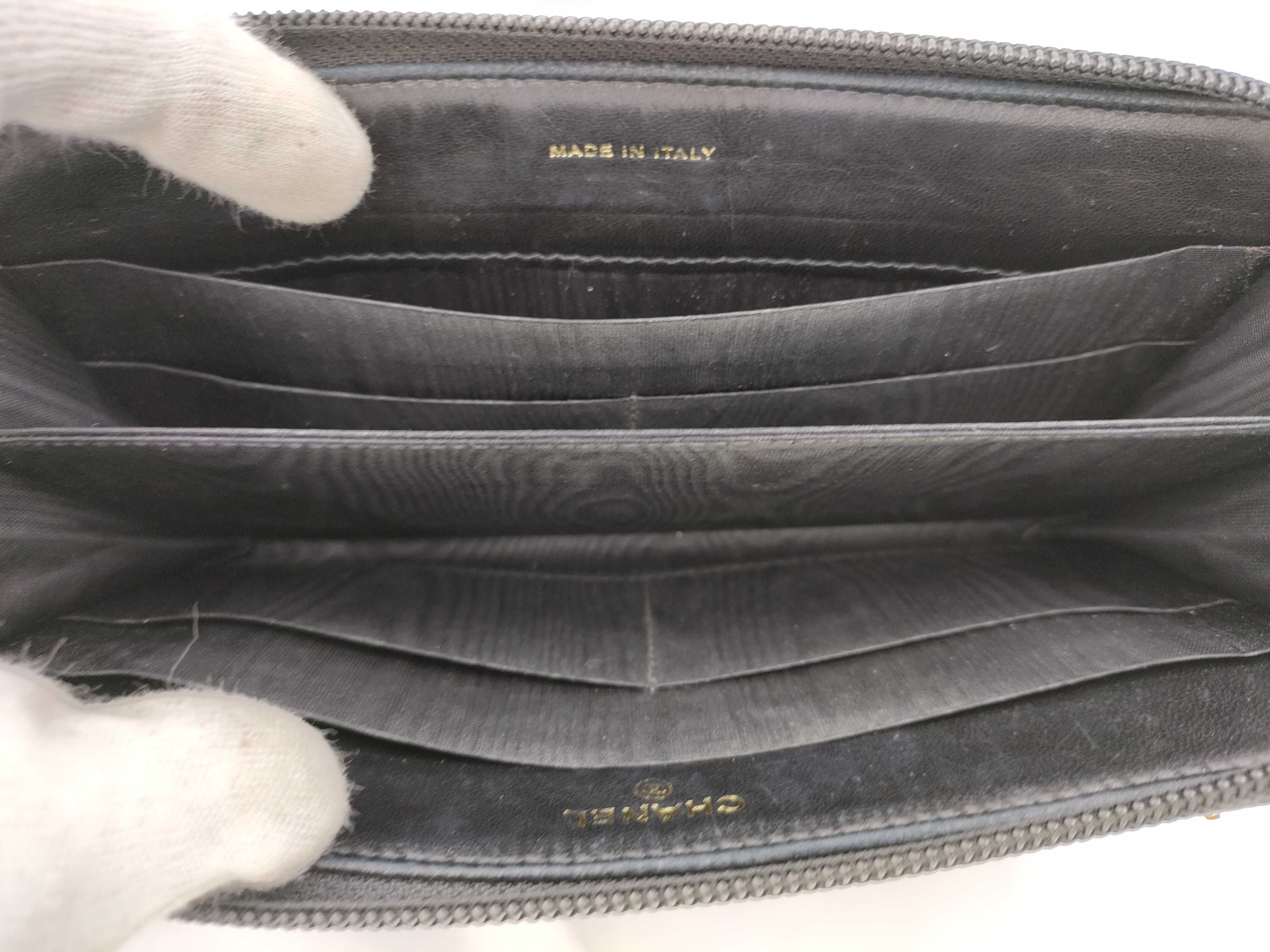 Chanel Timeless Zippy Wallet Black Caviar 3397