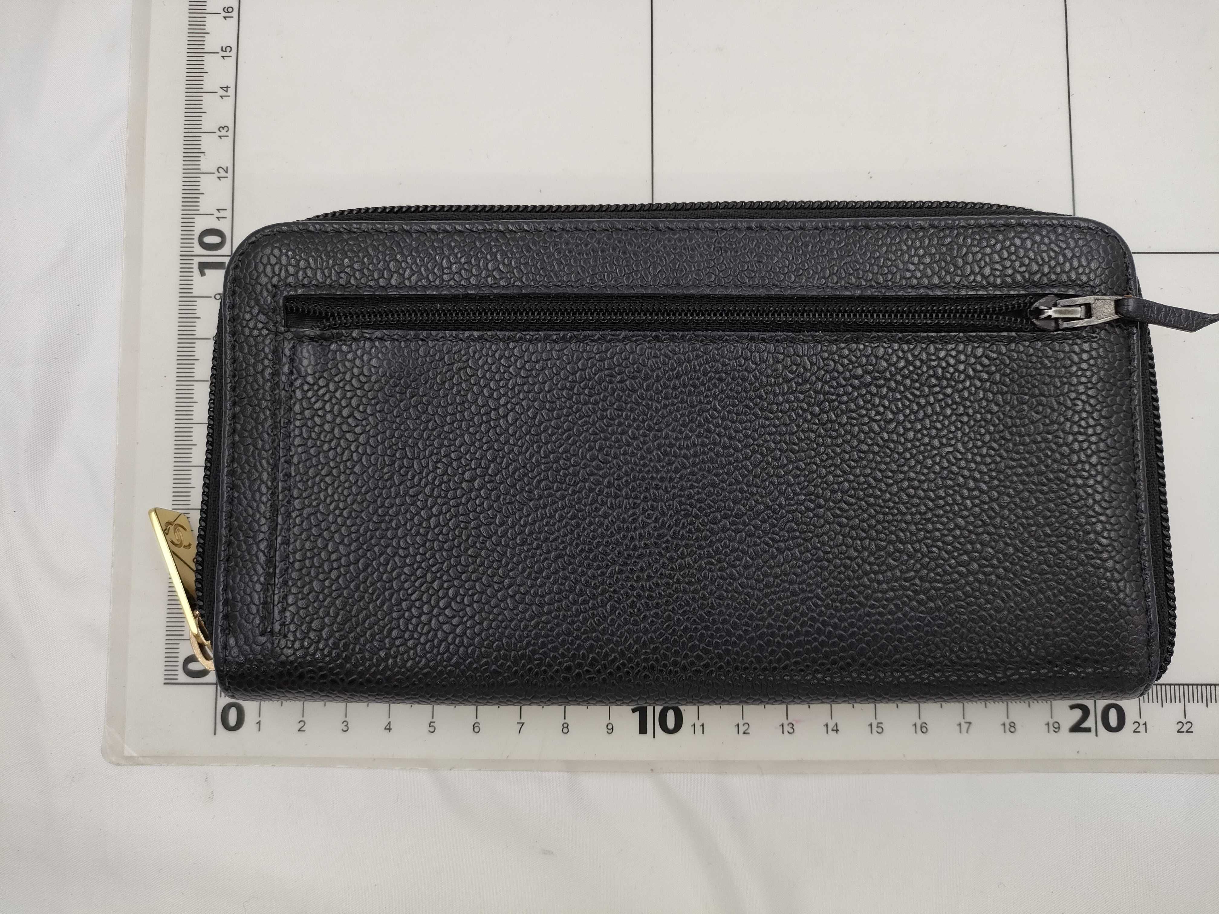 Chanel Timeless Zippy Wallet Black Caviar 3397