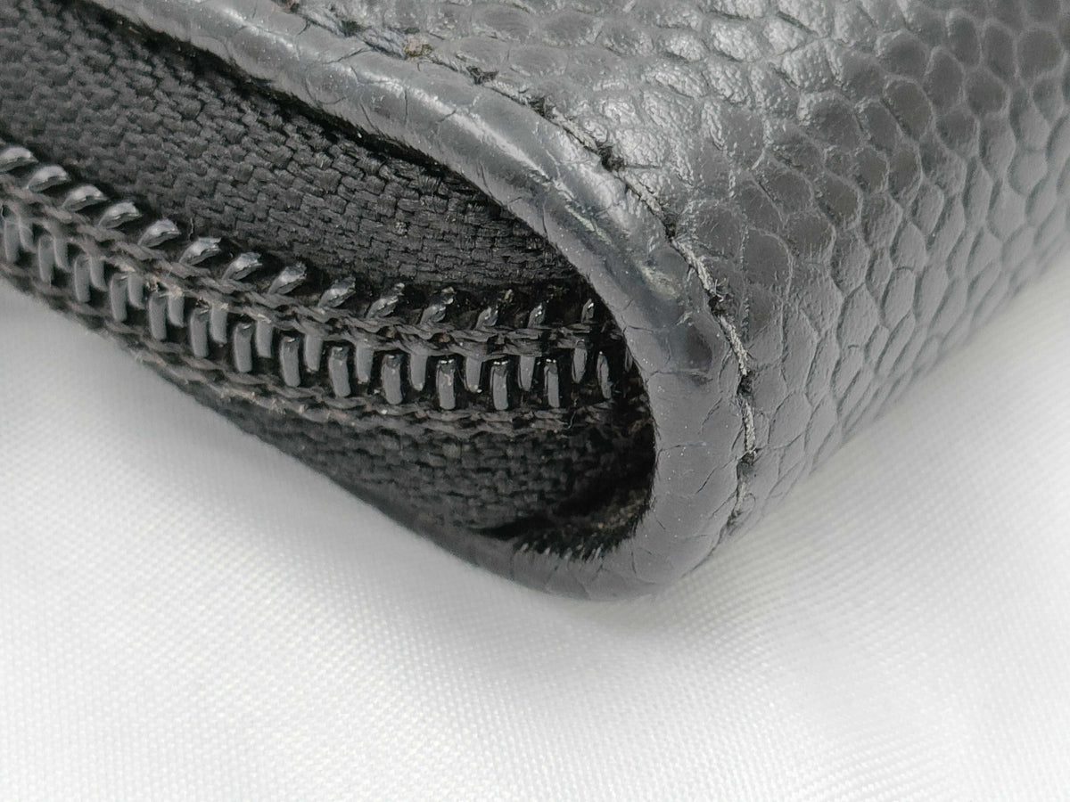 Chanel Timeless Zippy Wallet Black Caviar 3397