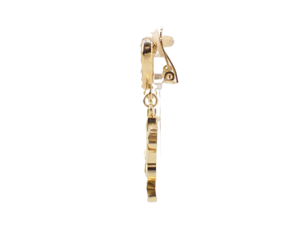 YSL Heart Logo Dangle Earrings 2652