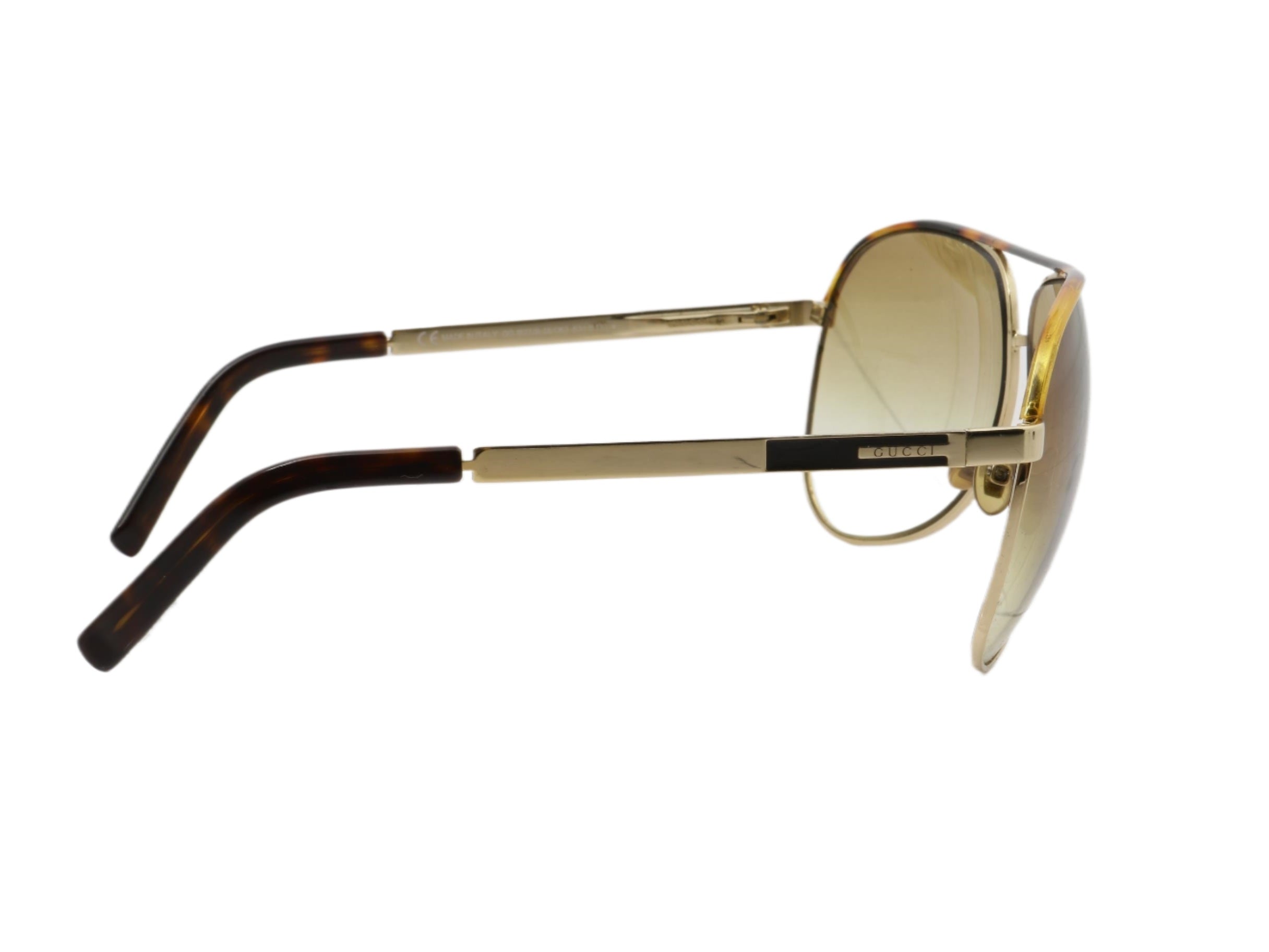 Gucci Aviator Sunglasses Gold 2701