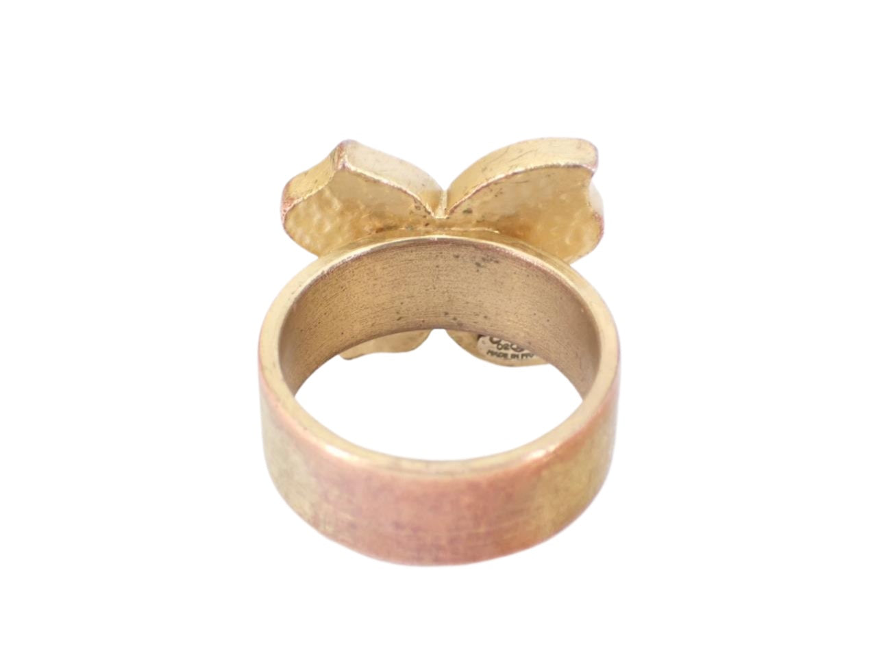 Chanel Camelia CC Gold Ring 2704