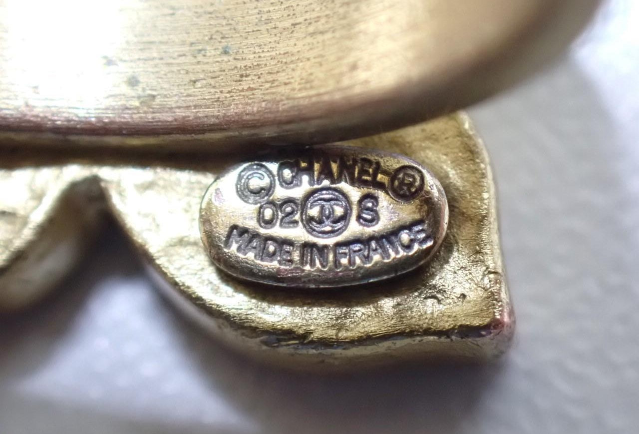 Chanel Camelia CC Gold Ring 2704