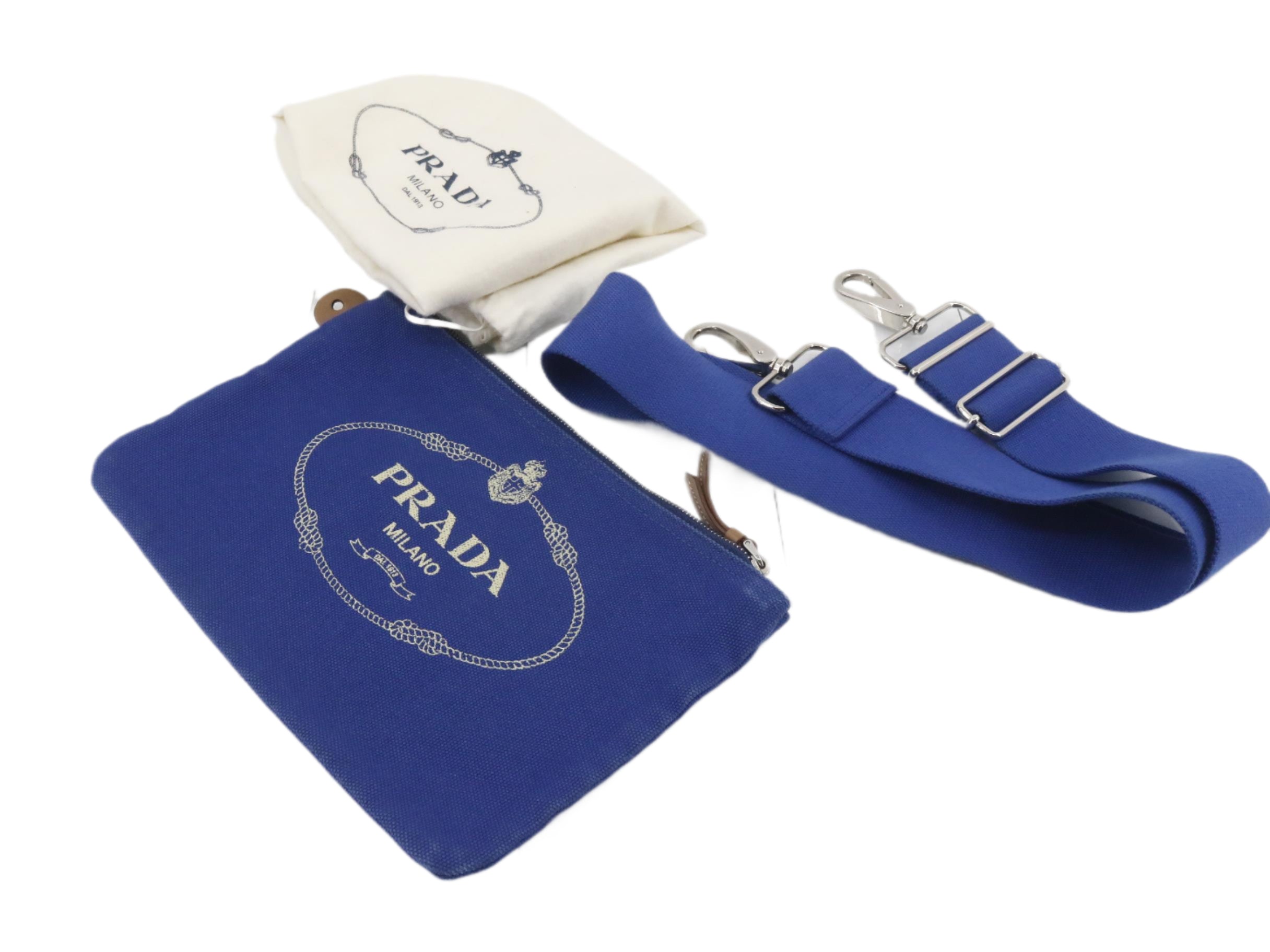 Prada Canapa 2-Way Royal Blue 2788