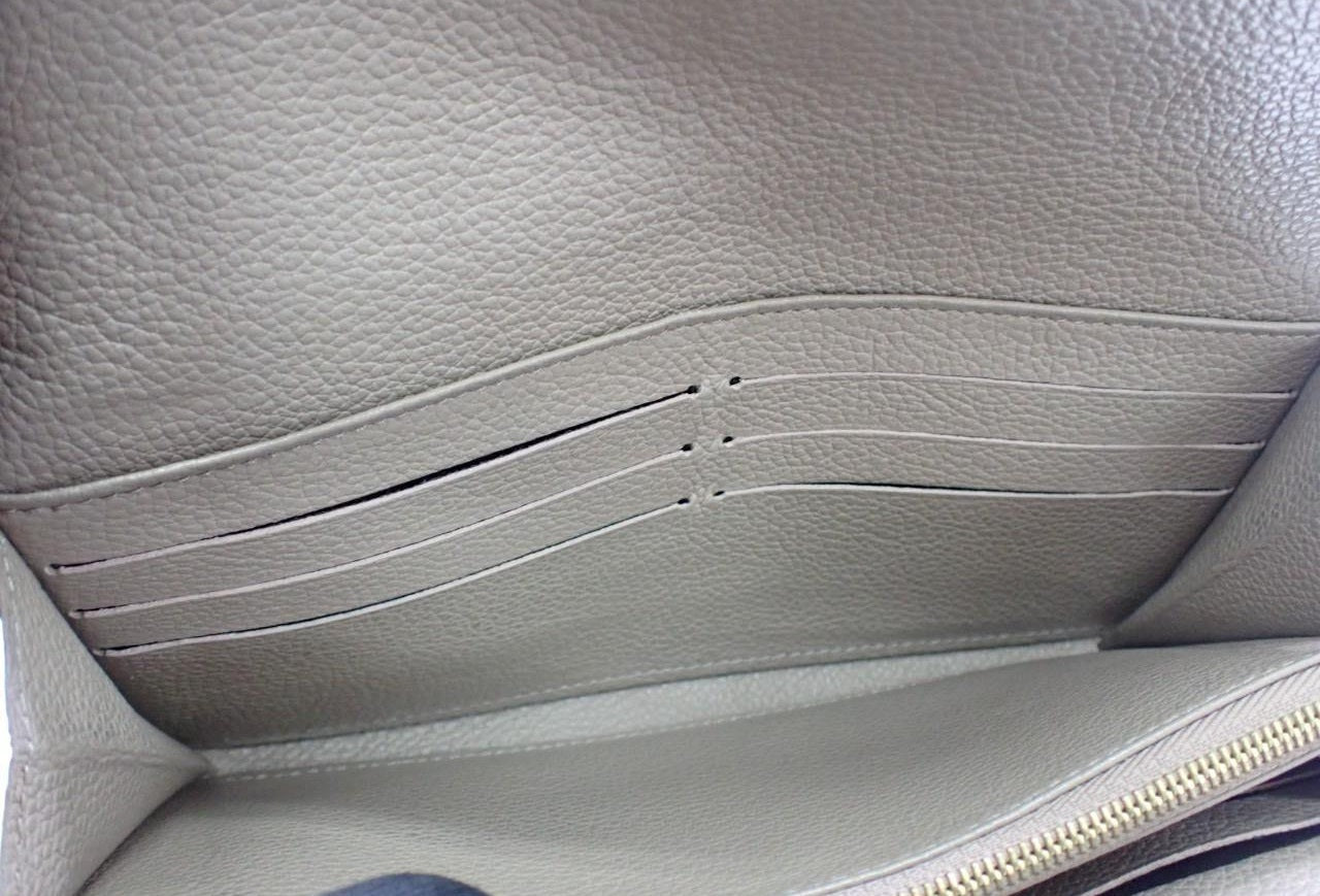 Louis Vuitton Sarah Wallet NM Beige Empreinte 2791