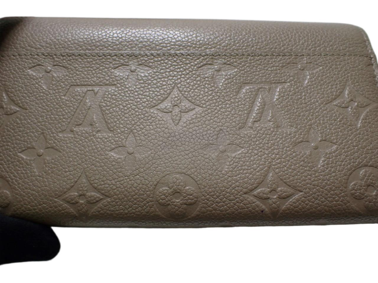 Louis Vuitton Sarah Wallet NM Beige Empreinte 2791