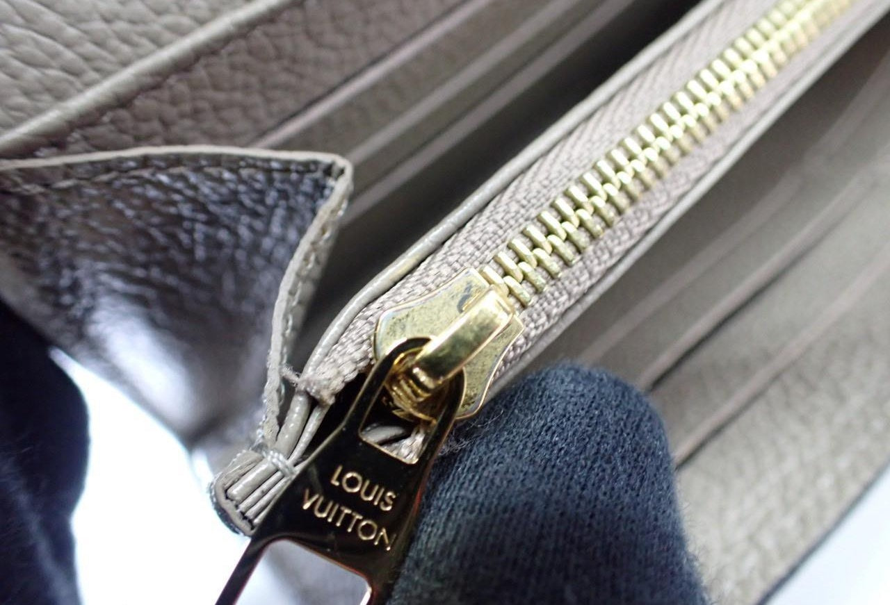 Louis Vuitton Sarah Wallet NM Beige Empreinte 2791