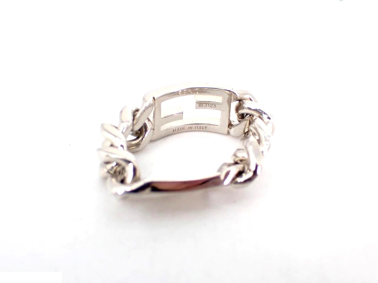 Fendi Baguette Silver Ring 2803