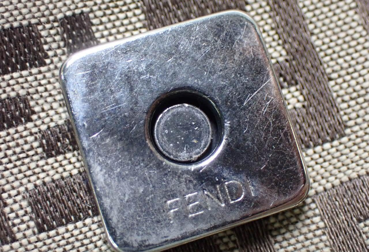 Fendi Zucchino Baguette Beige 2804